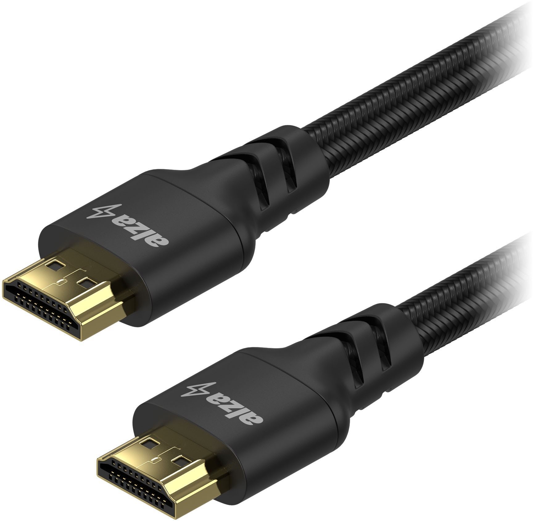 AlzaPower AluCore HDMI 1.4 High Speed 4K 1.5m Black Video Cable