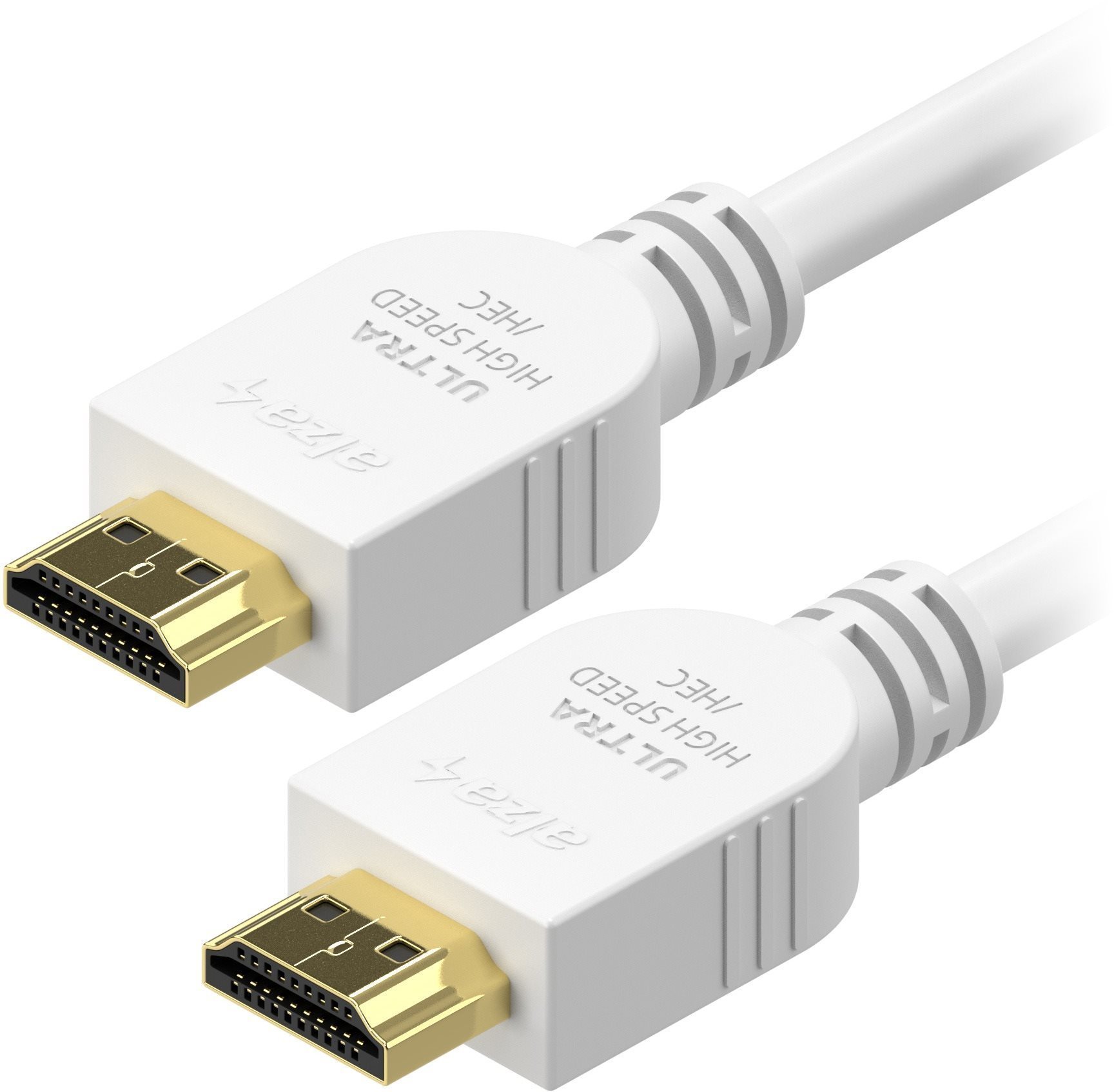 AlzaPower Core Premium HDMI 2.1 High Speed 8K - 1 m - weiß Videokabel