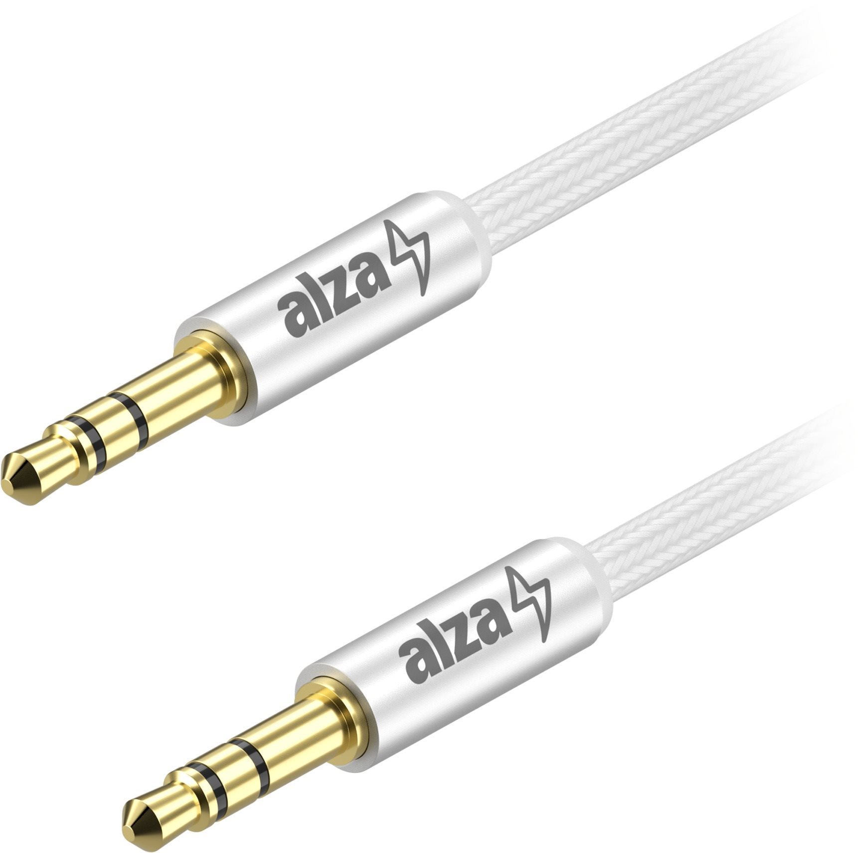 AlzaPower AluCore Audio 3,5 mm Jack (M) to 3,5 mm Jack (M), 3m -...