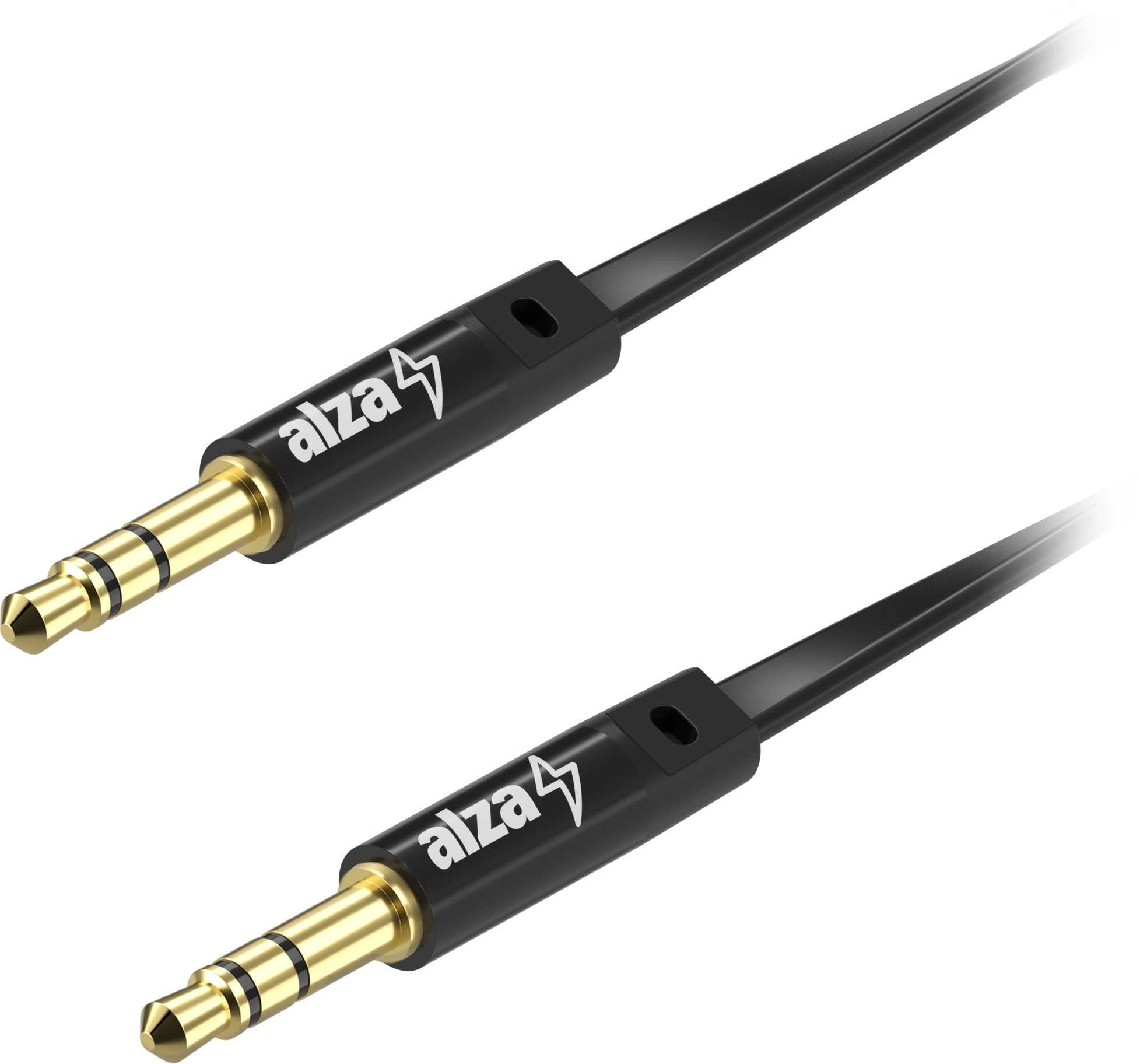 Alzapower FlatCore Audio 3.5mm Jack (M) to 3.5mm Jack (M), 0.5m -...