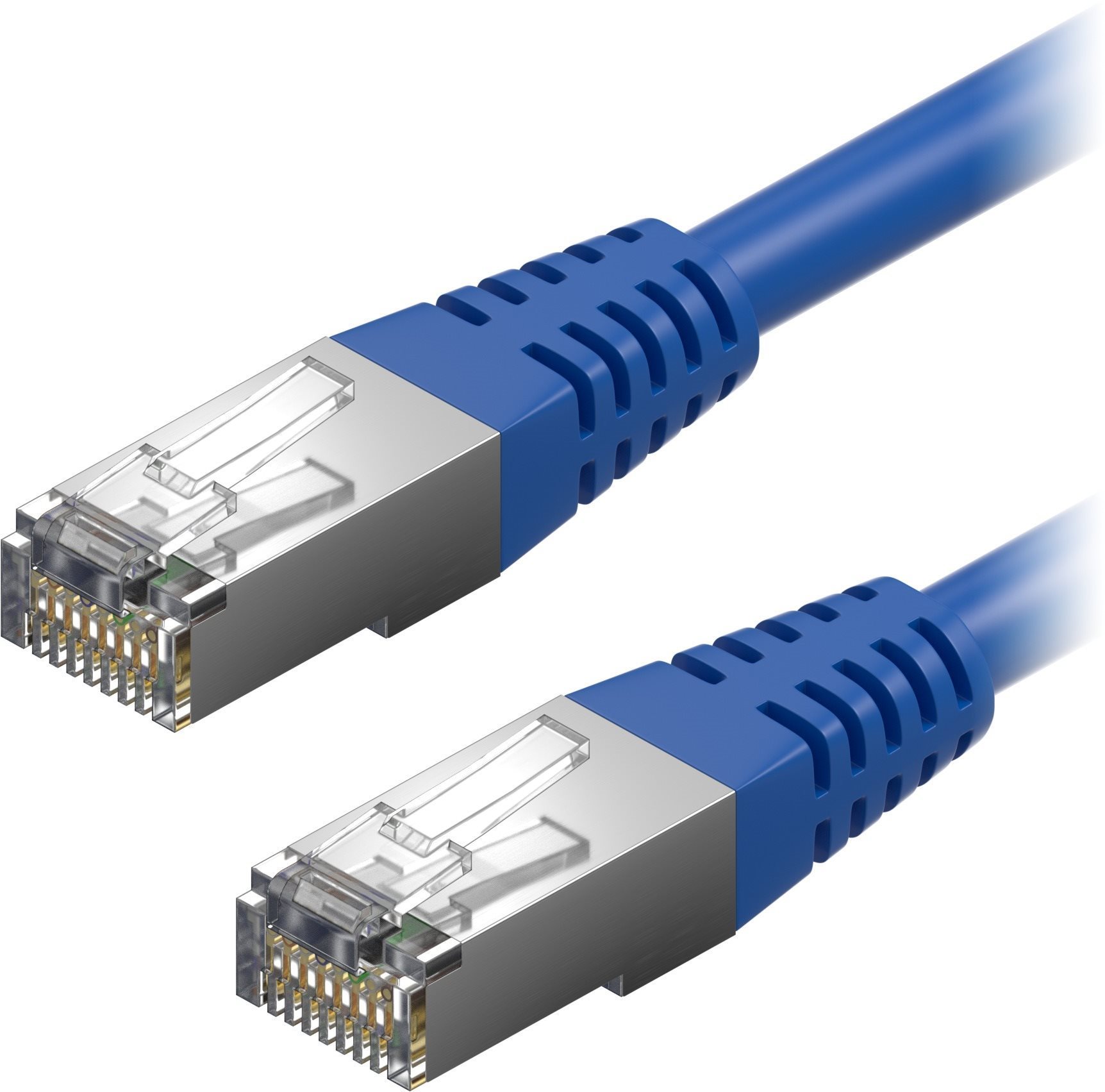 AlzaPower Patch CAT5E FTP 2m Blue Ethernet Cable