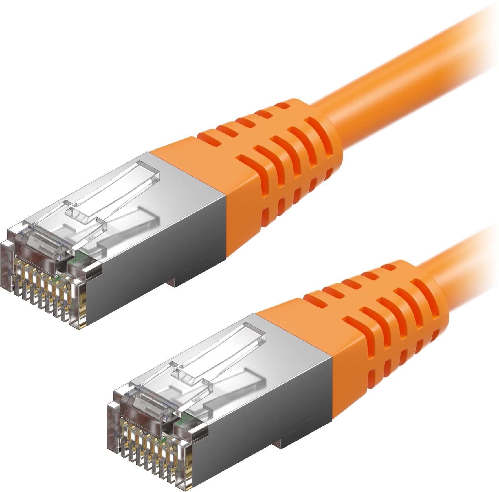 AlzaPower Patch CAT5E FTP 0.5m Orange Ethernet Cable