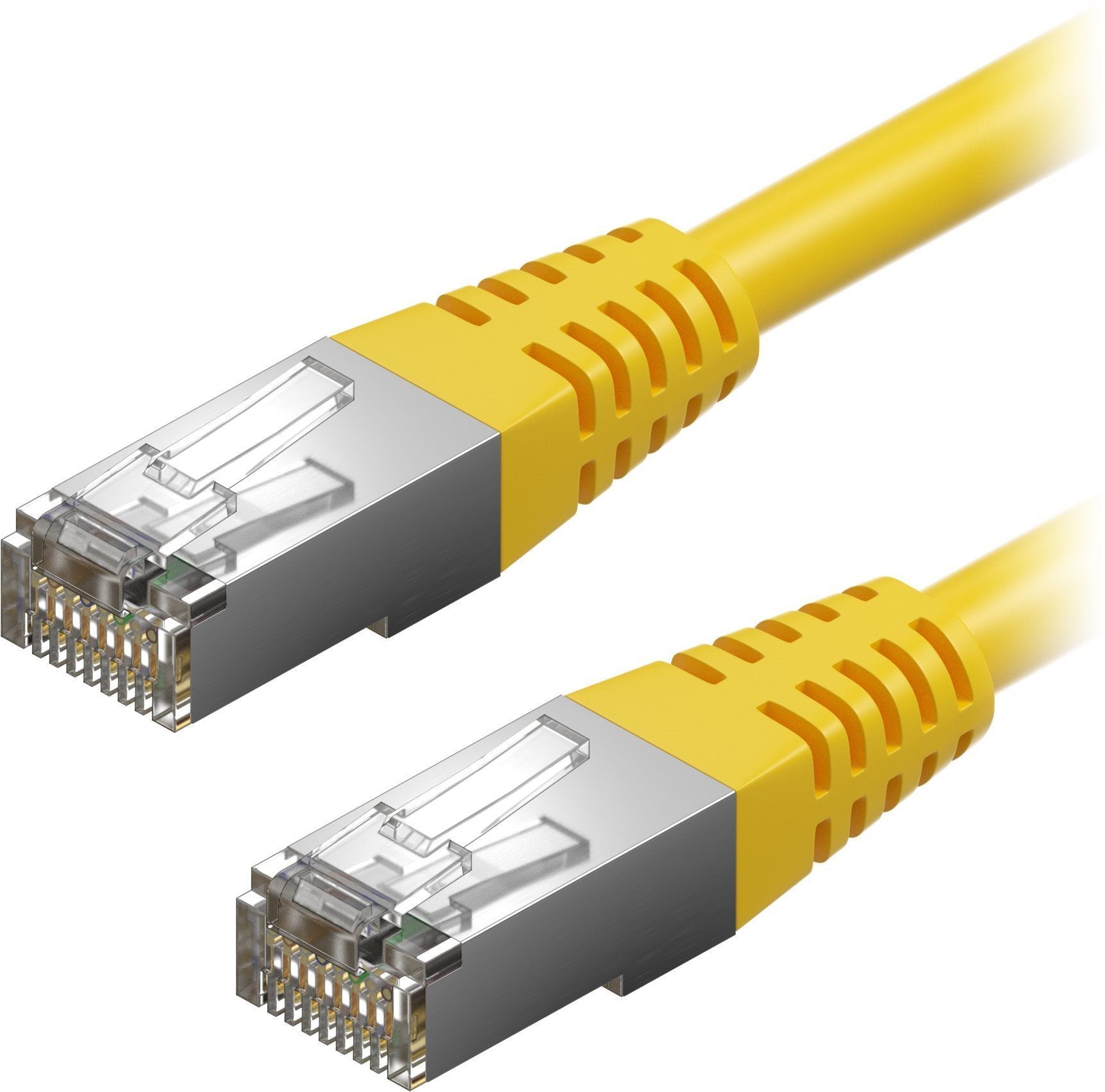 AlzaPower Patch CAT5E FTP 3m Yellow Ethernet Cable