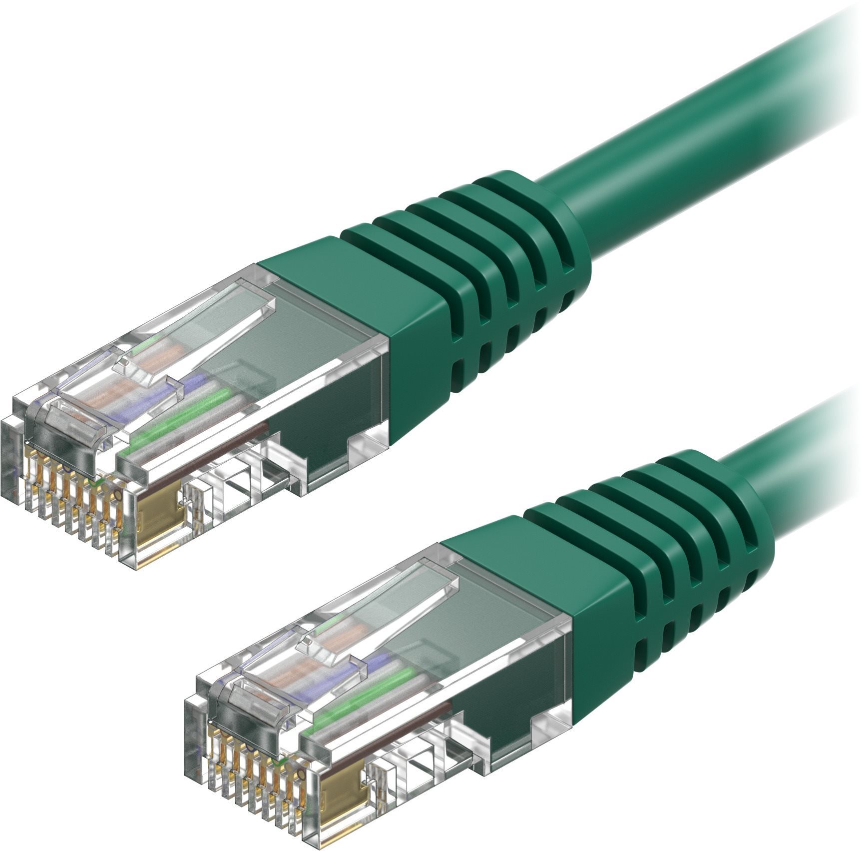 AlzaPower Patch CAT5E UTP 1m Green Ethernet Cable