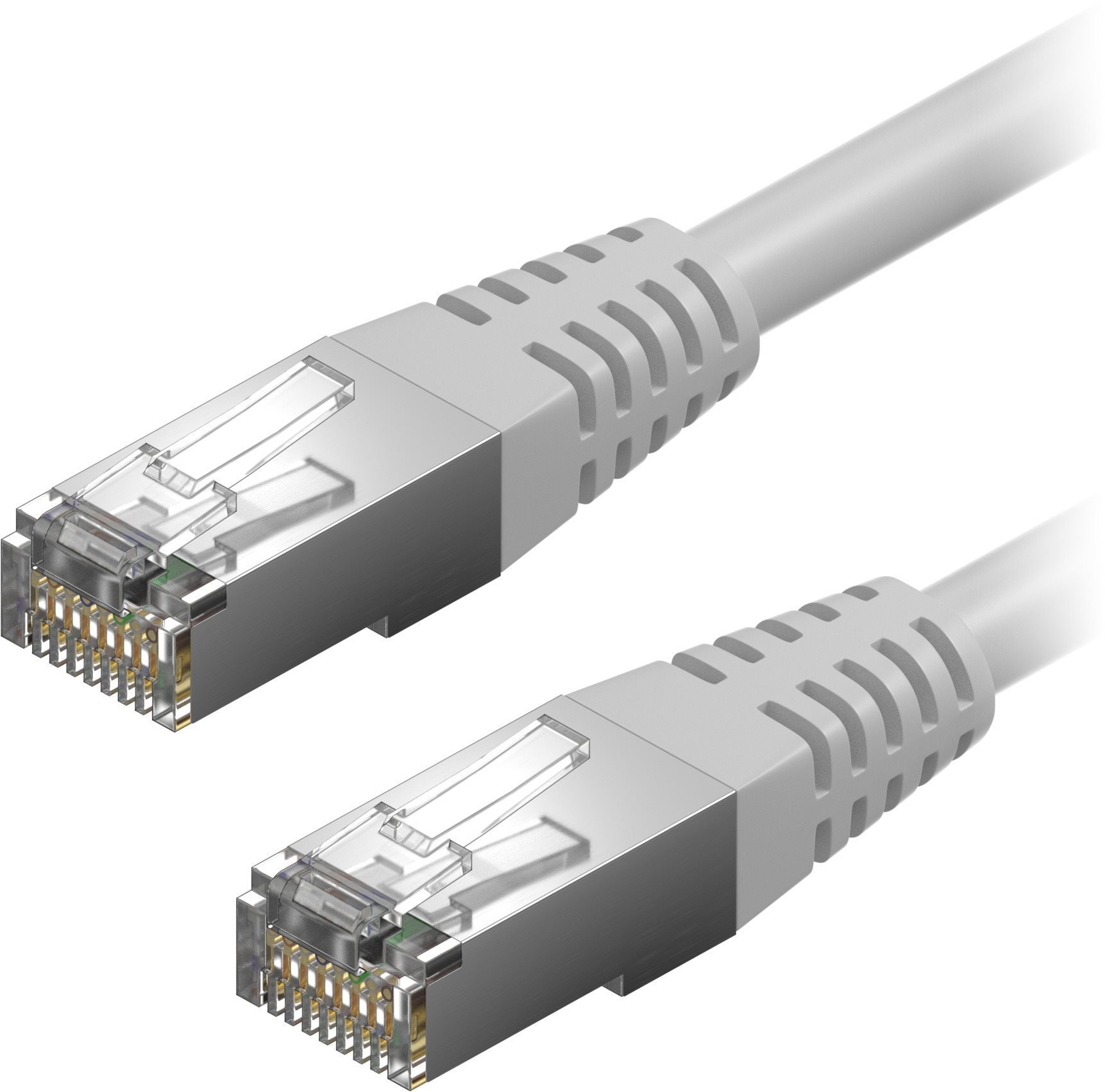 AlzaPower Patch CAT6 FTP 2m Grey Ethernet Cable