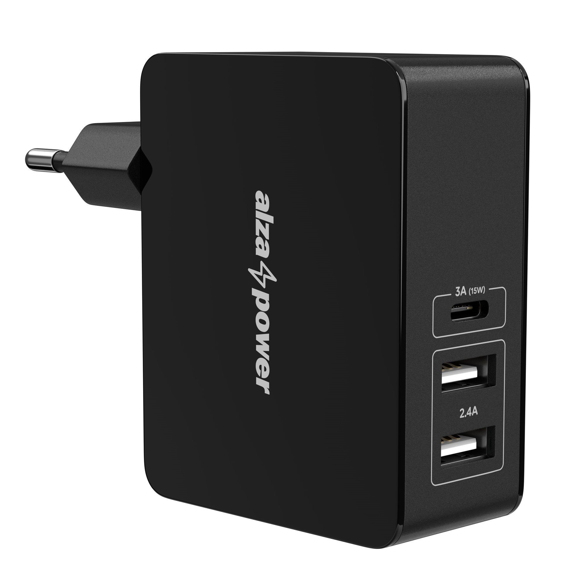 AlzaPower T3C Triple Charger 5.4A black AC Adapter