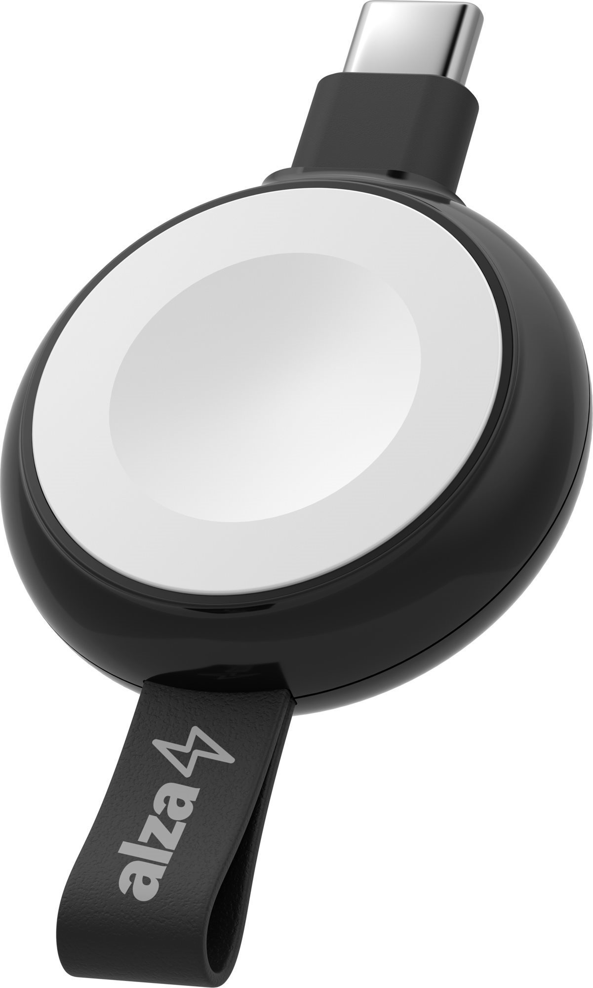 AlzaPower Wireless Watch charger 120 USB-C, Black Wireless Charger