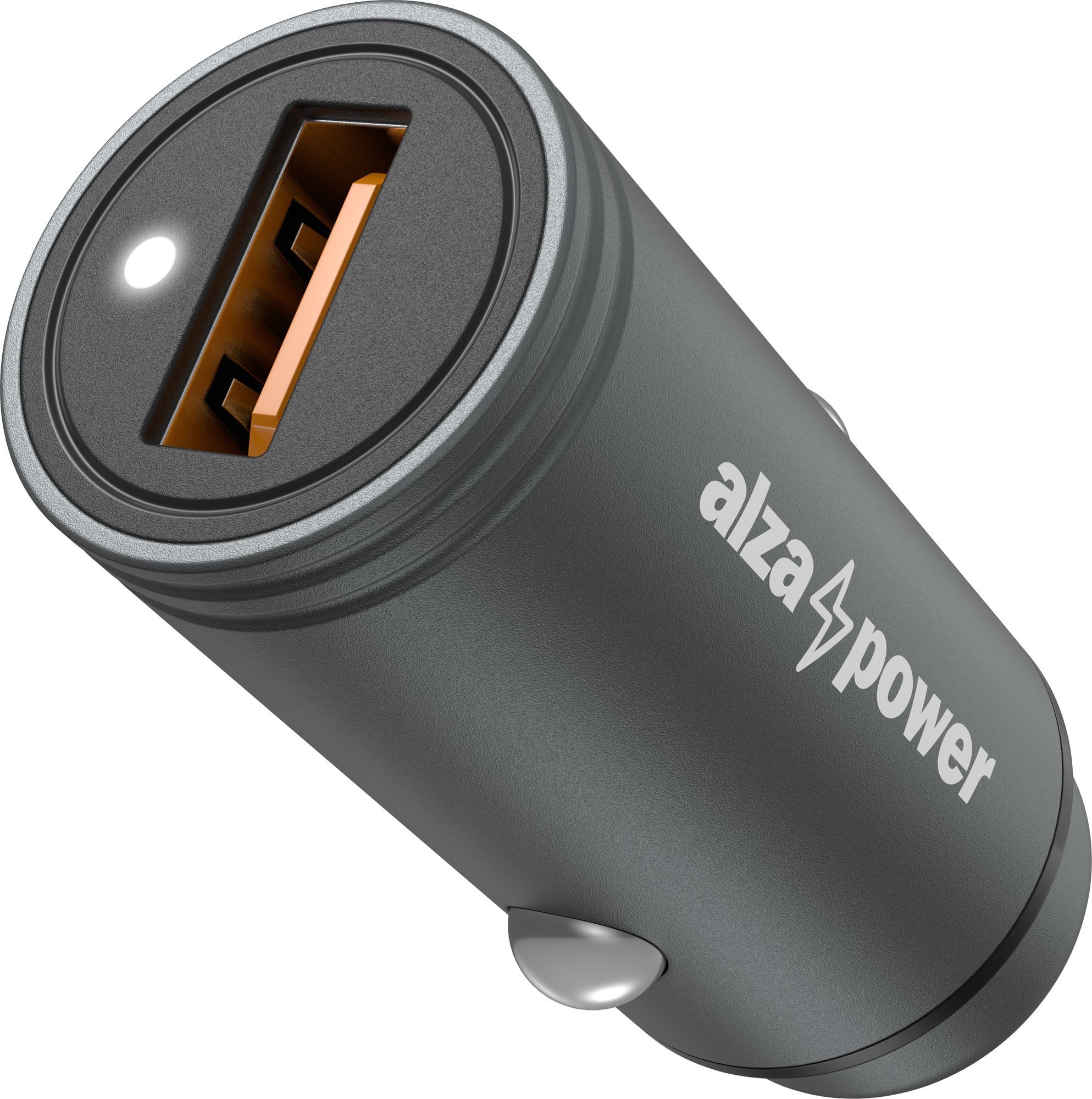 AlzaPower Car Charger X510 Fast Charge, Grey Car Charger