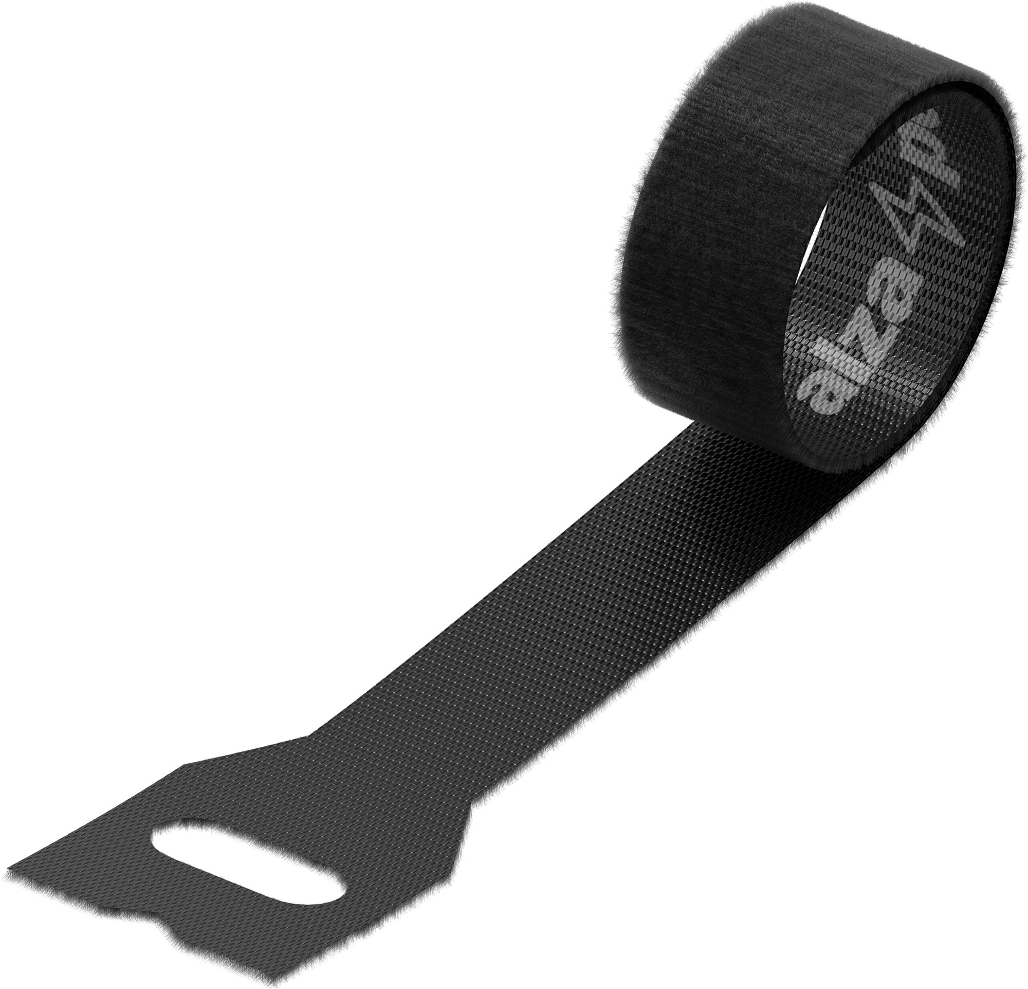 AlzaPower VelcroStrap+ Origin 10 pcs čierne Organizér káblov