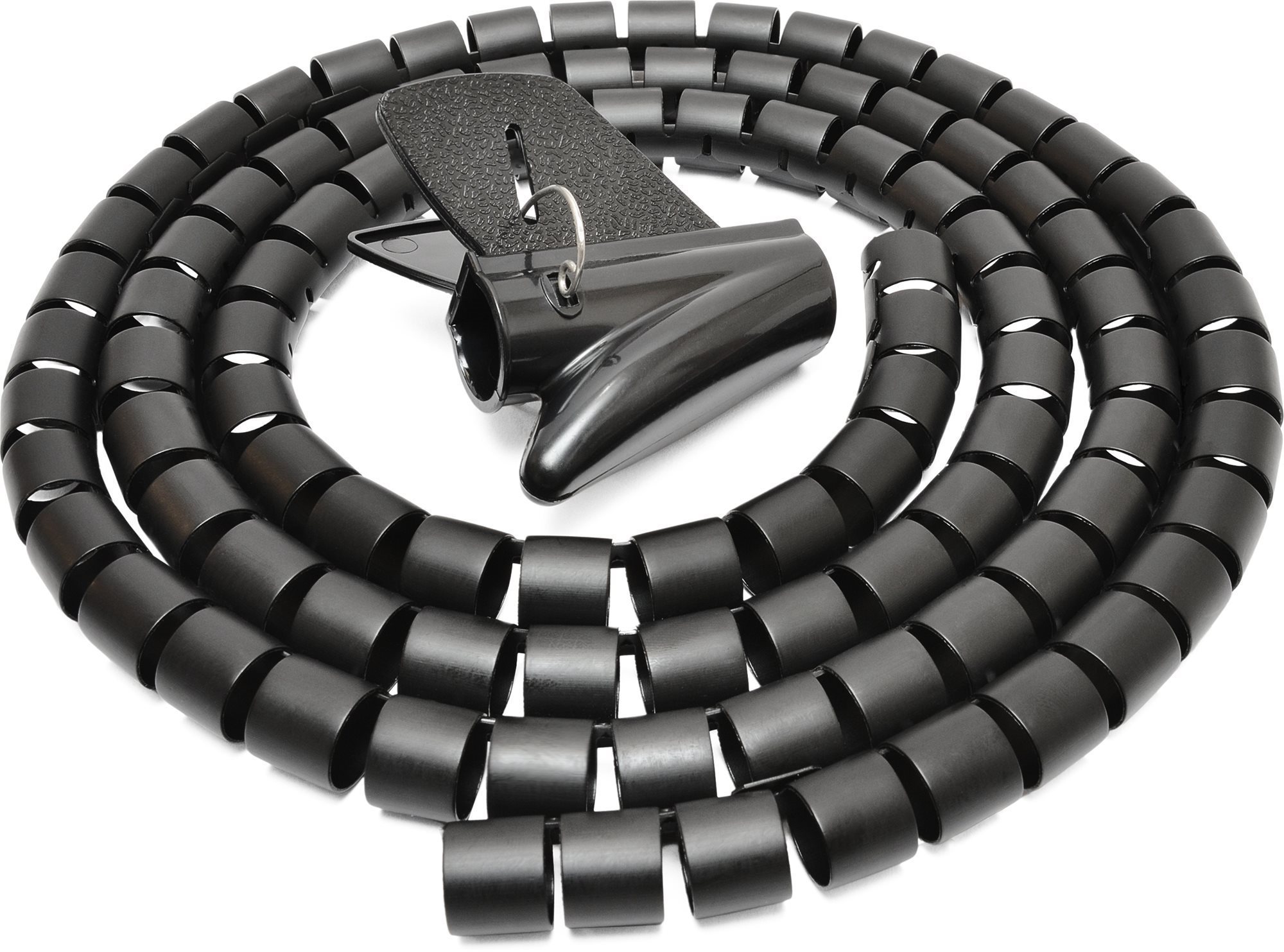 AlzaPower Cable Tube 2,5 m - Kabelkanal - schwarz Kabel-Organizer