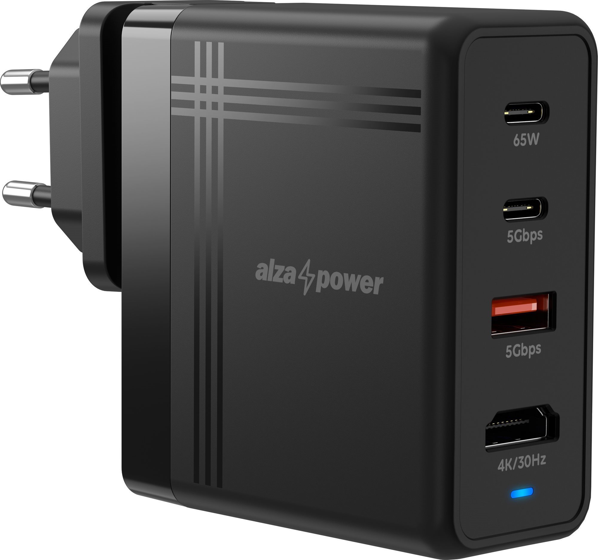 AlzaPower H100 Docking Station + PD Charge 74 W čierna Dokovacia...