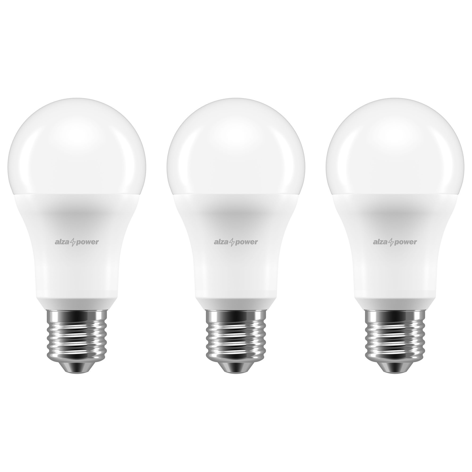 AlzaPower LED Essential 13W (100W), 2700K, E27, set de 3 Ampoule LED