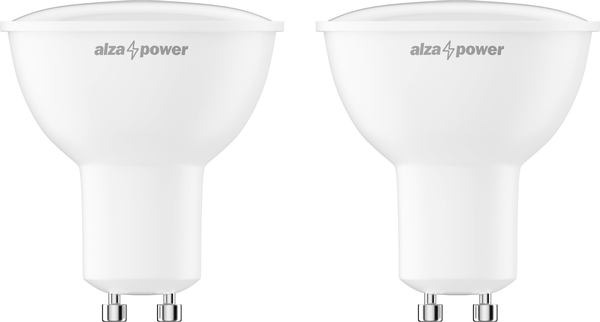 AlzaPower LED 8 – 55 W, GU10, 2 700 K, súprava 2 ks LED žiarovka