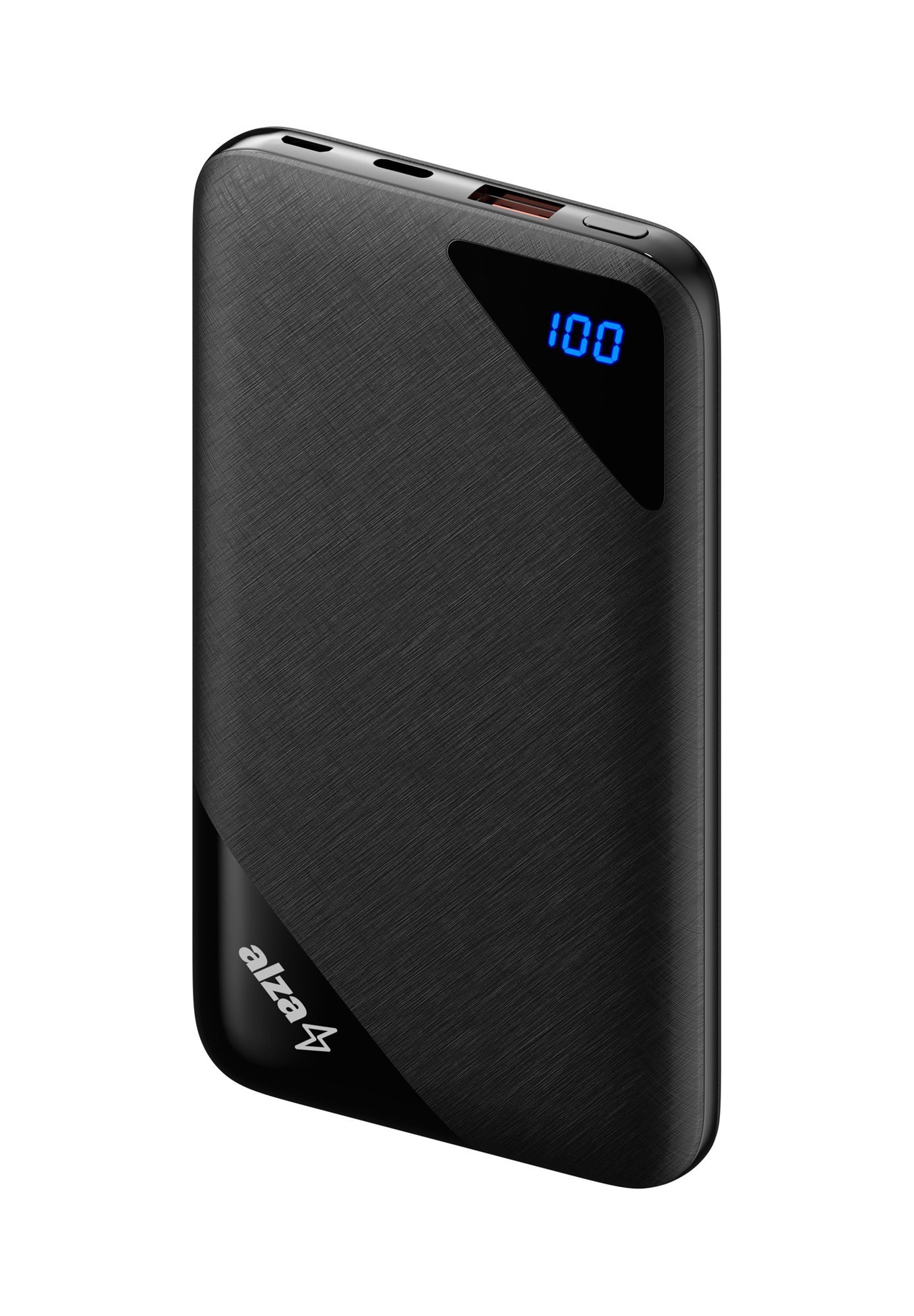 AlzaPower Source 10000mAh Quick Charger 3.0 Black Power Bank