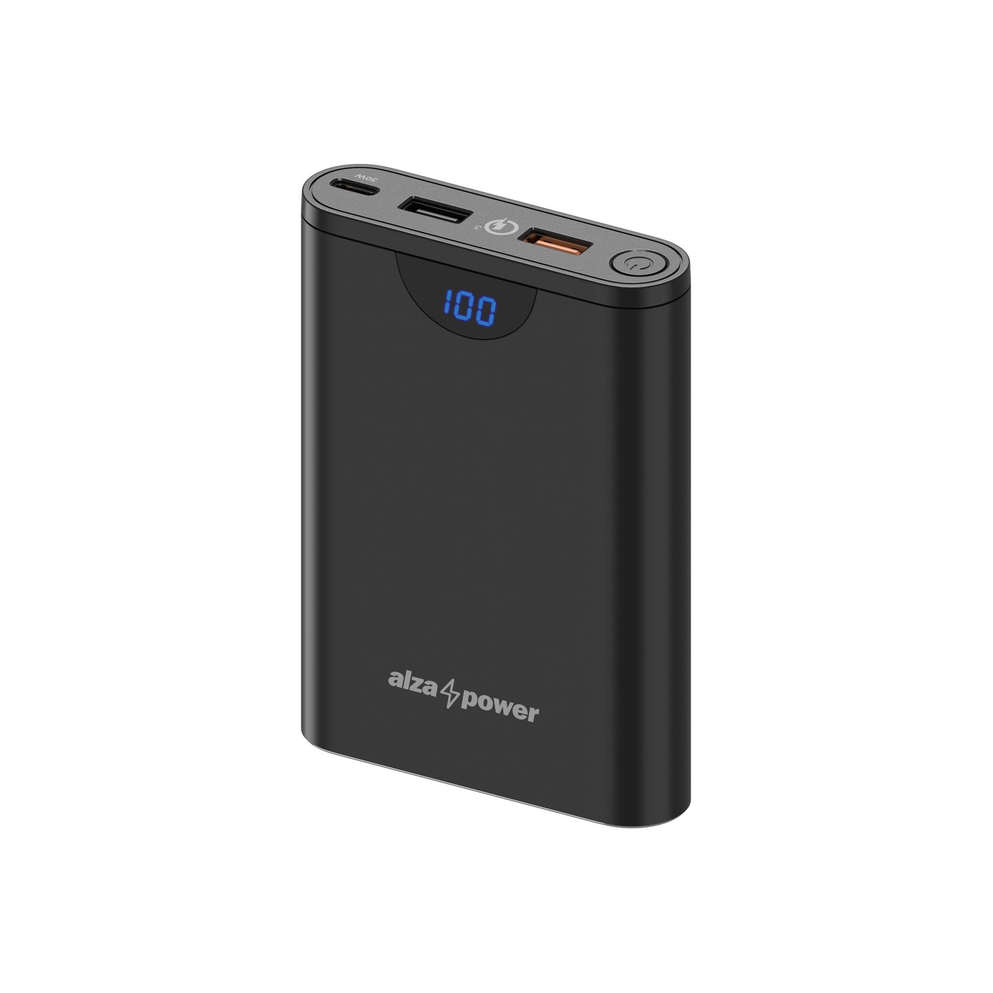 AlzaPower Unlimited 10000mAh Power Delivery 3.0 (30W) Black Power...