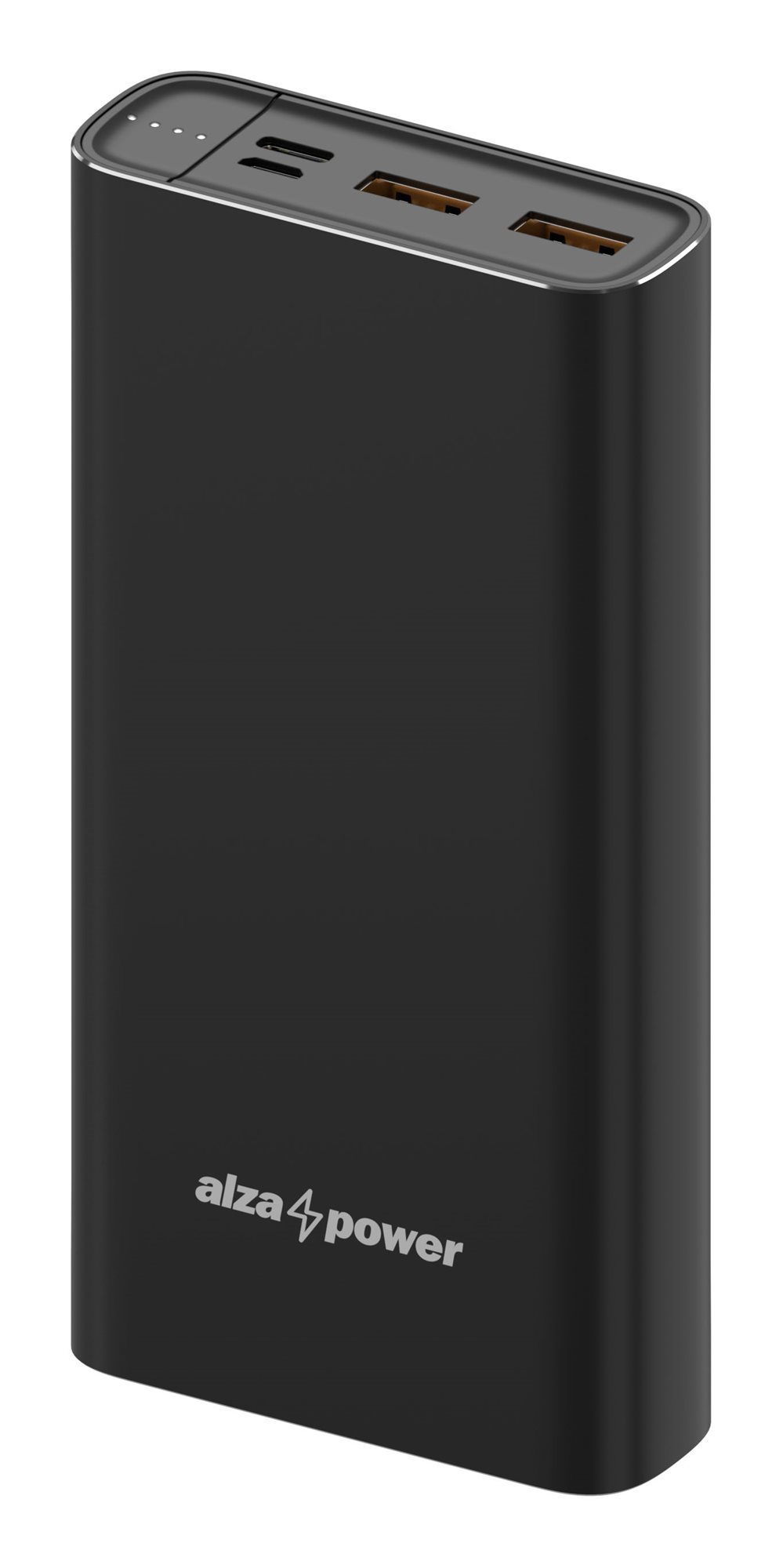 AlzaPower Metal 20000mAh Fast Charge + PD3.0 Schwarz Powerbank
