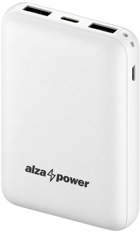 AlzaPower Onyx 10000mAh USB-C White Power Bank