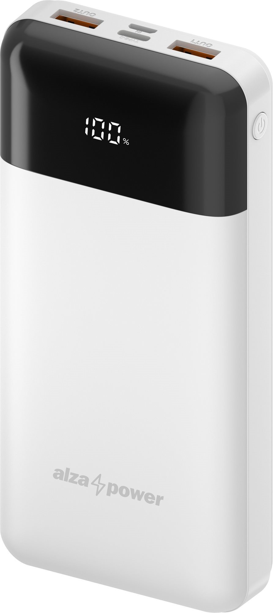 AlzaPower Parade 20000mAh Power Delivery (22,5 W) - fehér Power bank