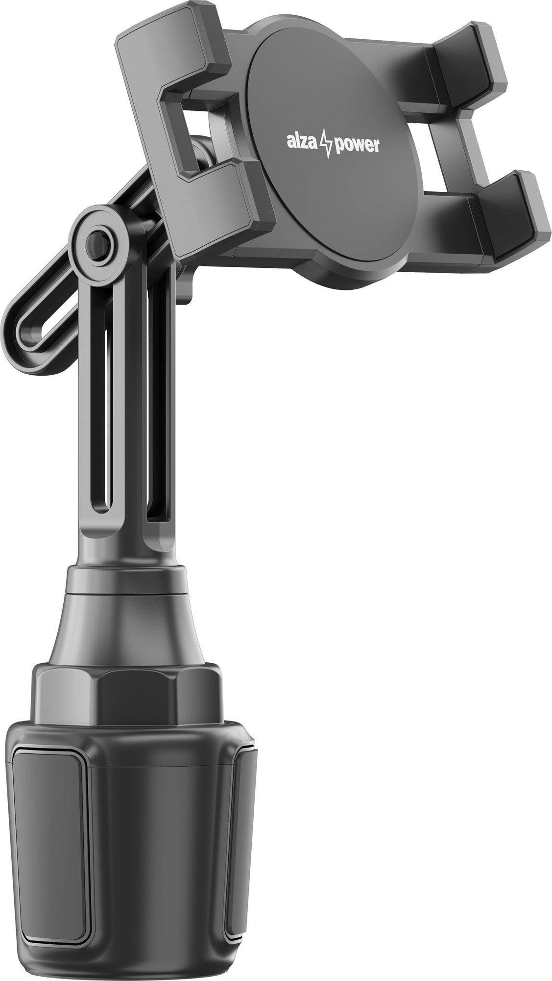 AlzaPower Tablet Holder in Cup Holder ACCH100, fekete Tablet tartó