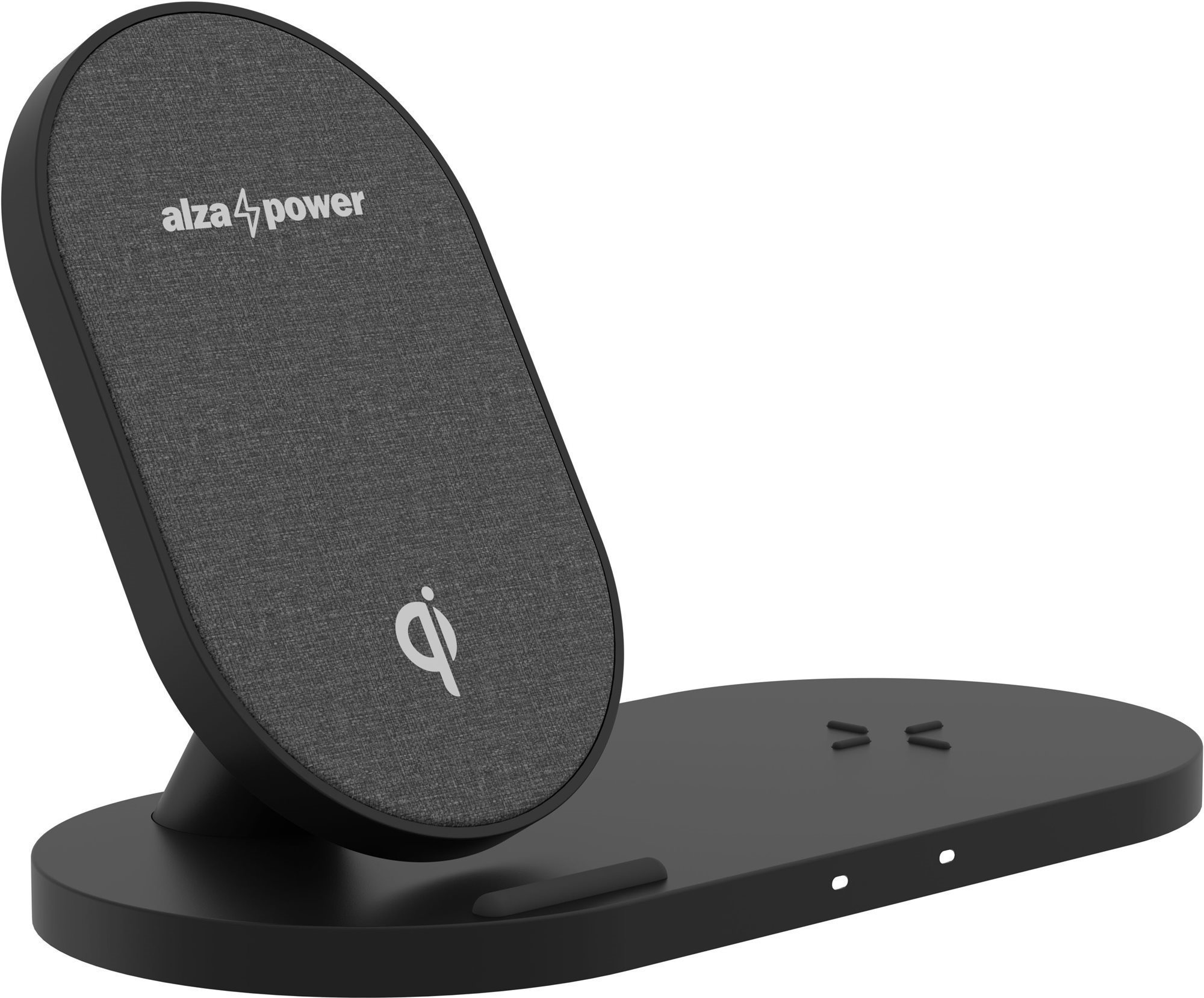 AlzaPower WC200 Wireless Dual Fast Charger, Black Wireless Charger