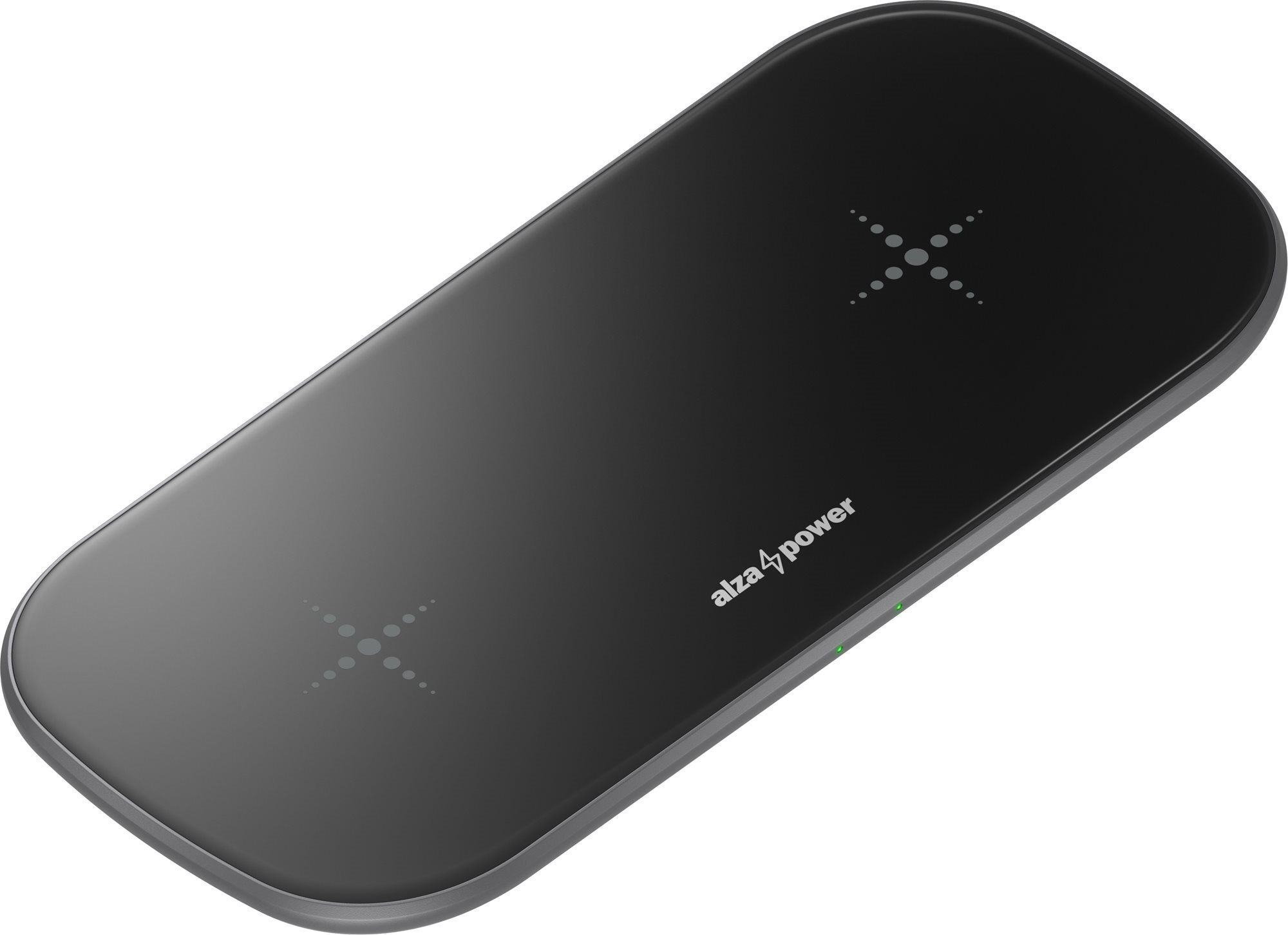 AlzaPower WC250 Premium Dual Wireless Fast Charger 15W - fekete...