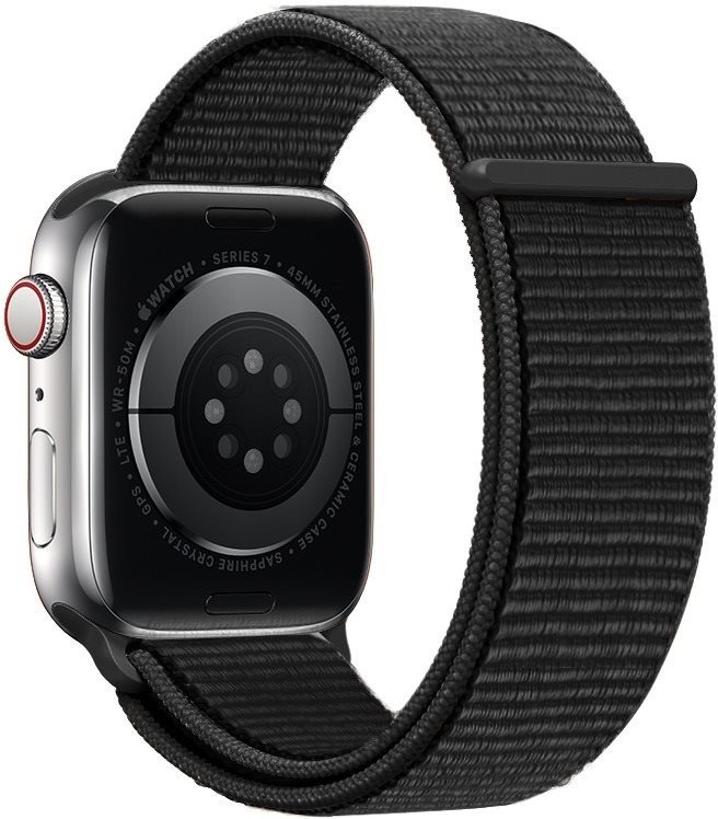 Eternico Airy Apple Watch 42mm / 44mm / 45mm - Solid Black Szíj