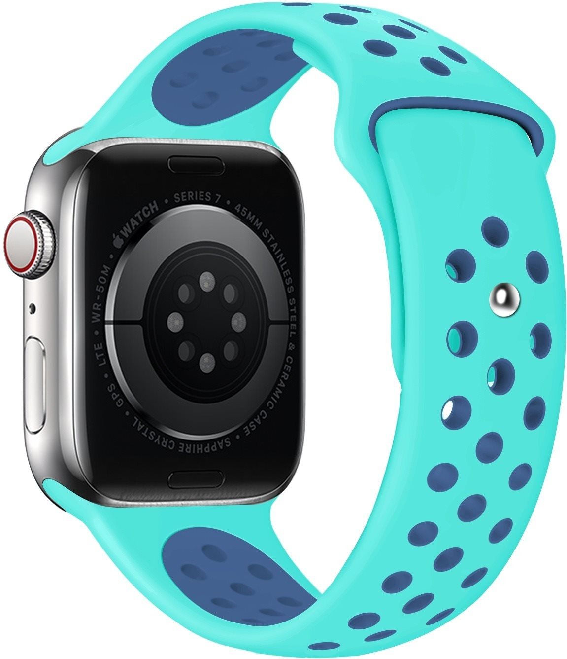 Eternico Sporty für Apple Watch 42mm / 44mm / 45mm Himmelblau und...