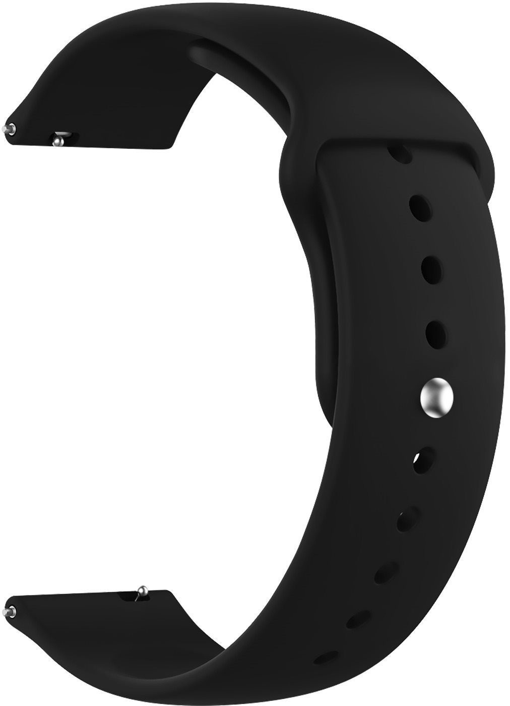 Eternico Essential Universal Quick Release 22 mm Solid Black...