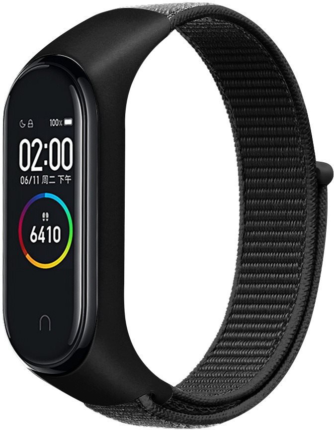 Eternico Airy Xiaomi Mi band 5 / 6 / 7 - Solid Black Szíj