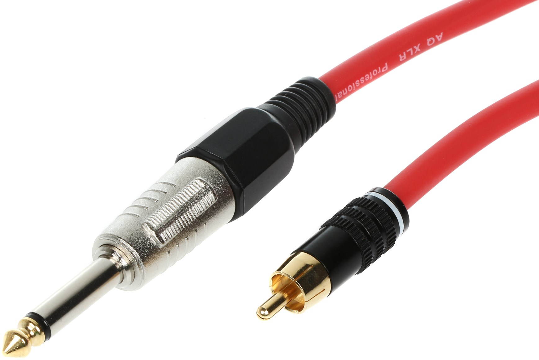 AQ Mono 6.3 mm - RCA 1m Audio-Kabel