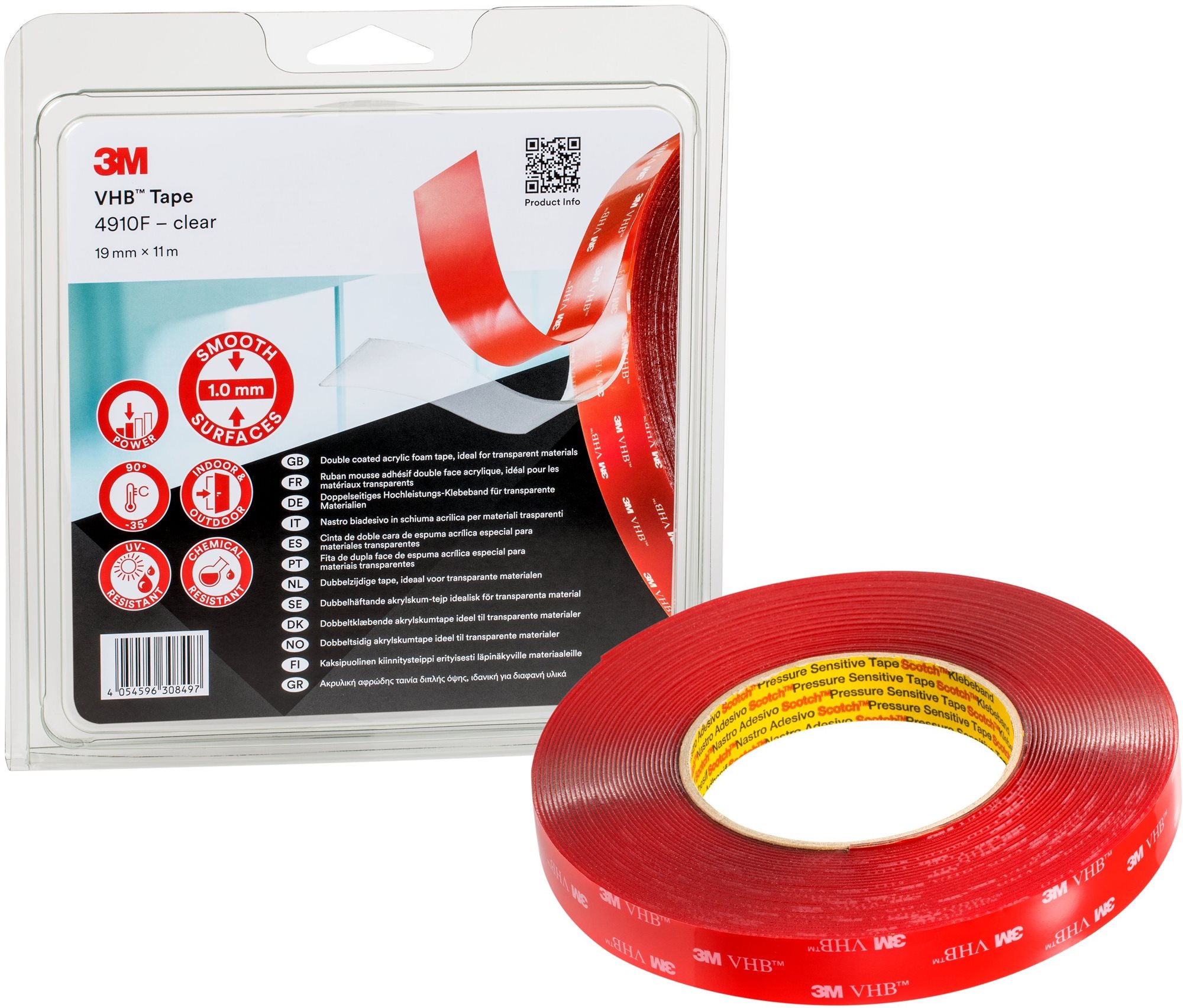 3M VHB 4910F Obojstranná lepiaca páska – Číra konštrukcia...