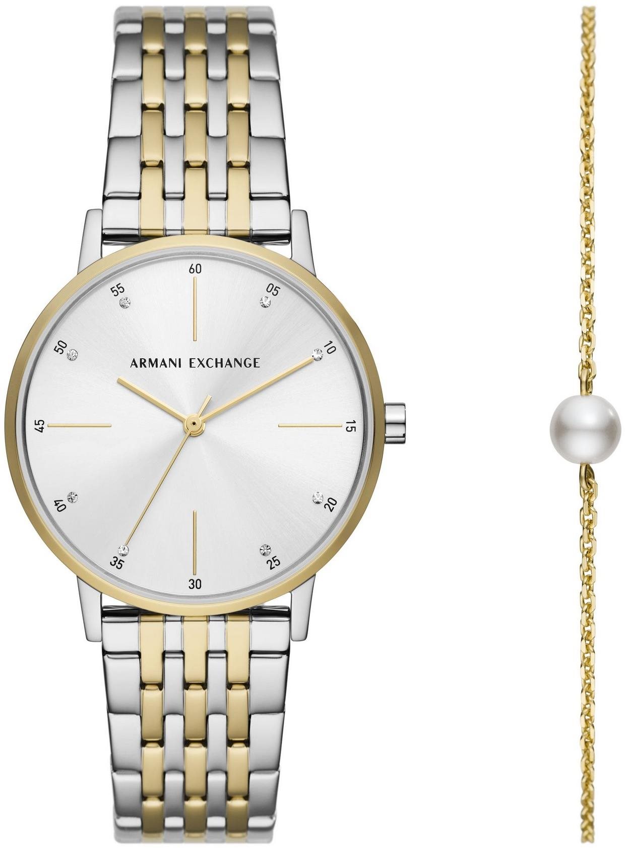 Armani Exchange dámska darčeková súprava hodiniek Lola a náramku...