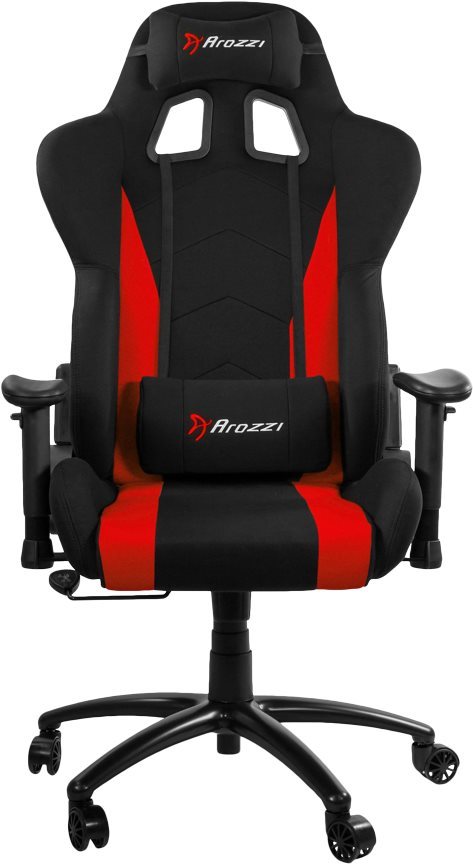 AROZZI Inizio Tissu noir/rouge Chaise gamer