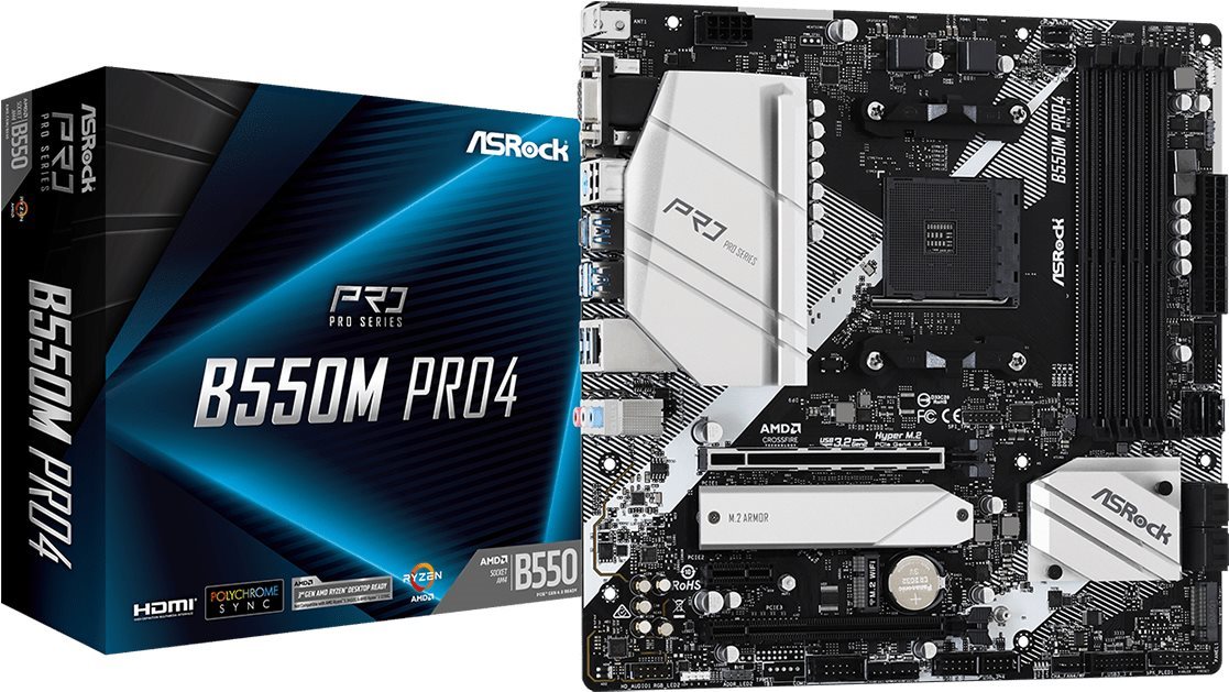 ASROCK B550M Pro4 Motherboard
