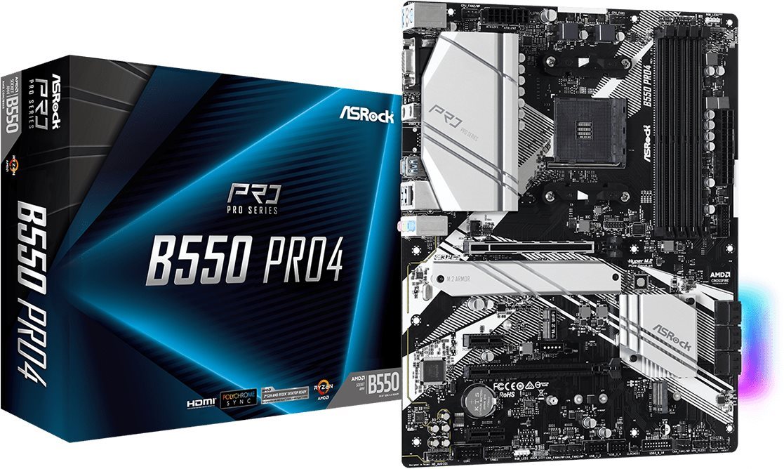ASROCK B550 Pro4 Motherboard