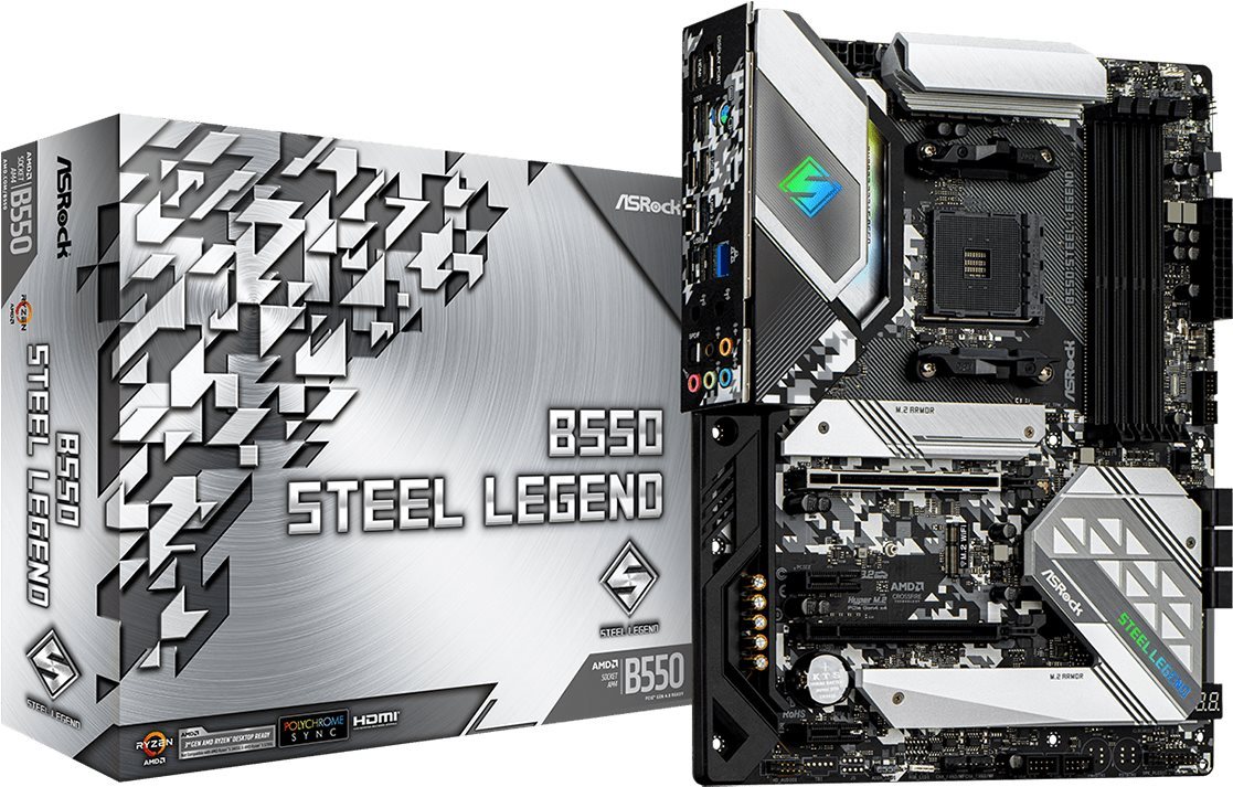 ASROCK B550 Steel Legend Motherboard