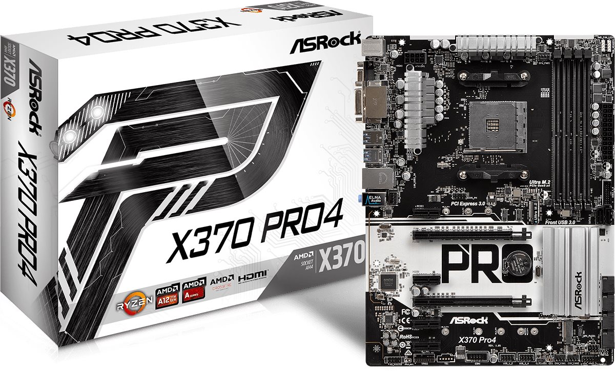 ASROCK X370 Pro4 Alaplap