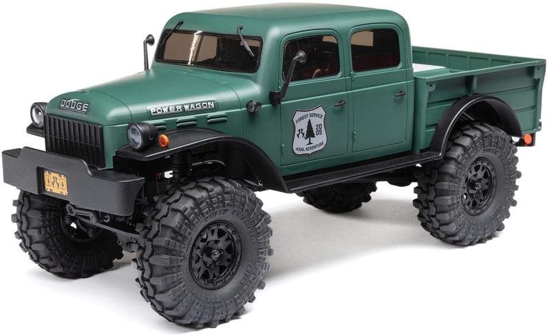 Axial SCX24 Dodge Power Wagon 1940 1:24 4 WD zelený RC auto