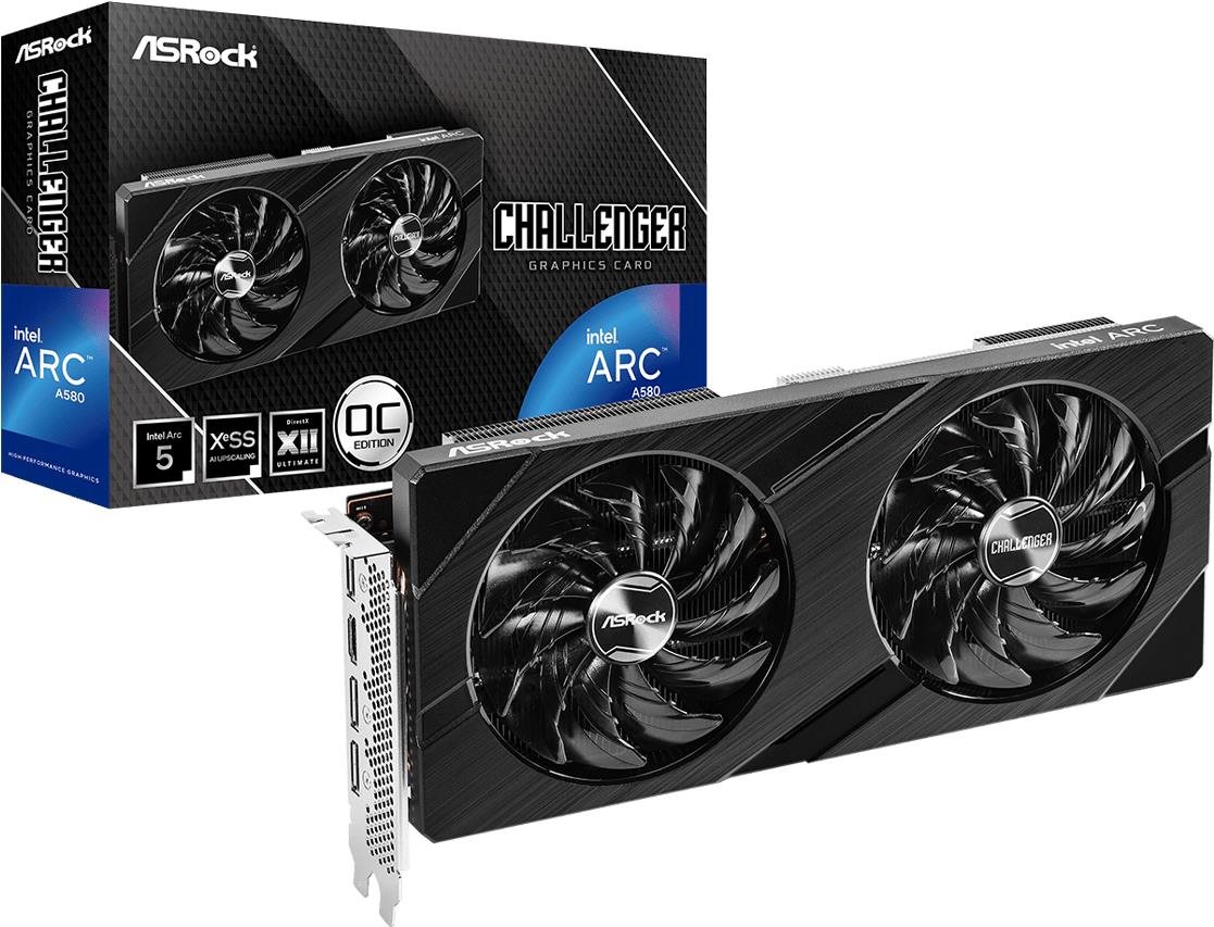 ASROCK Intel Arc A580 Challenger 8GB OC Grafická karta