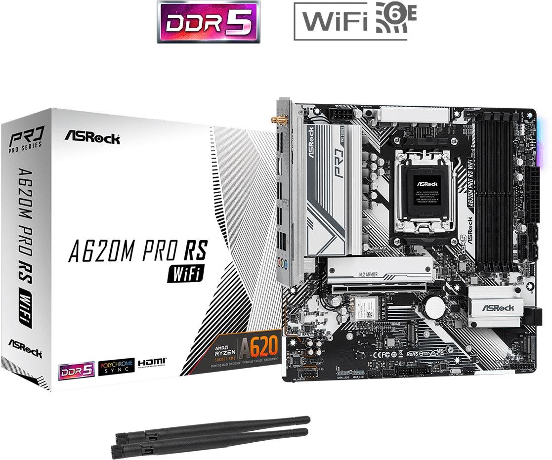 ASROCK A620M Pro RS WiFi Alaplap
