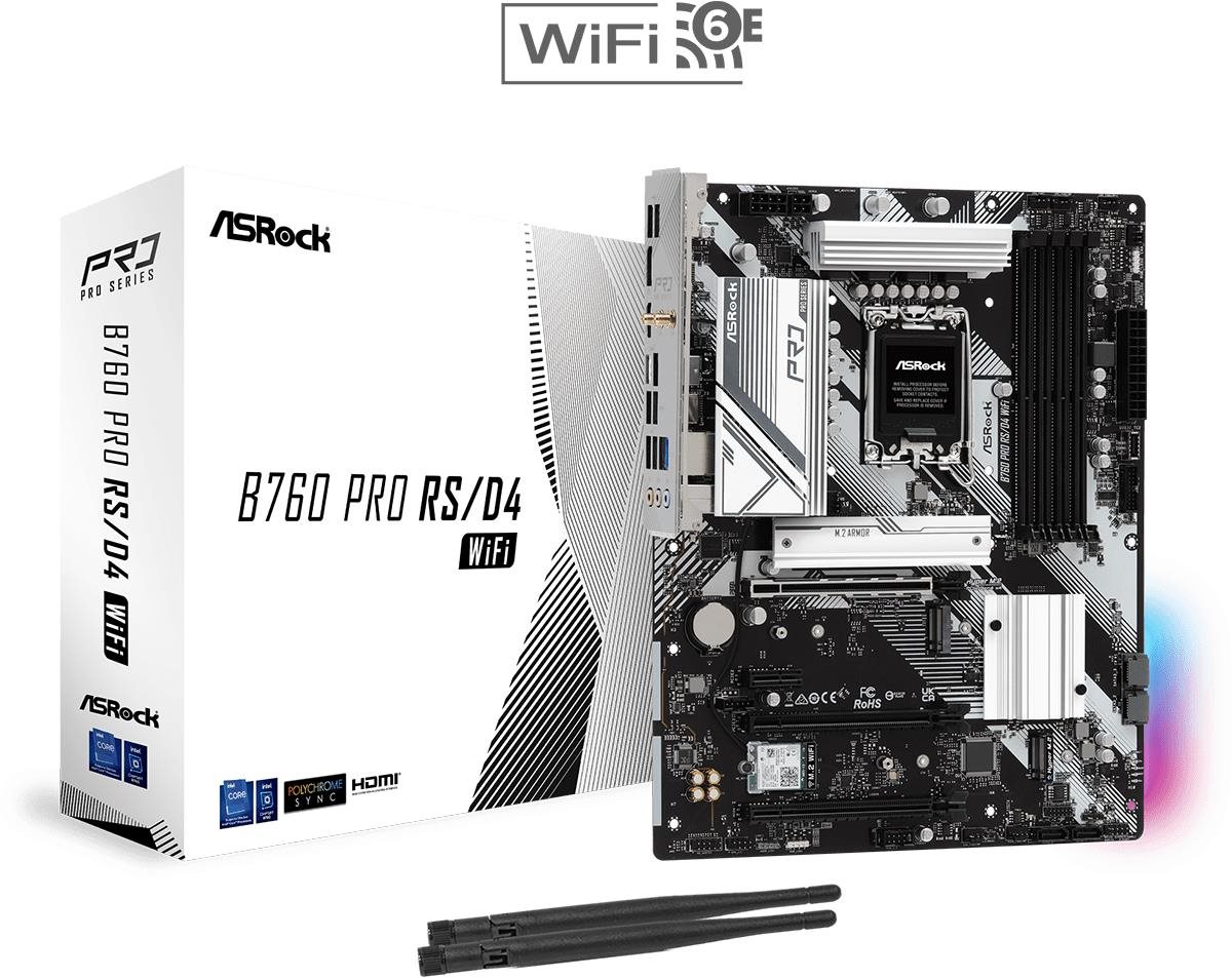 ASROCK B760 PRO RS/D4 WIFI Motherboard