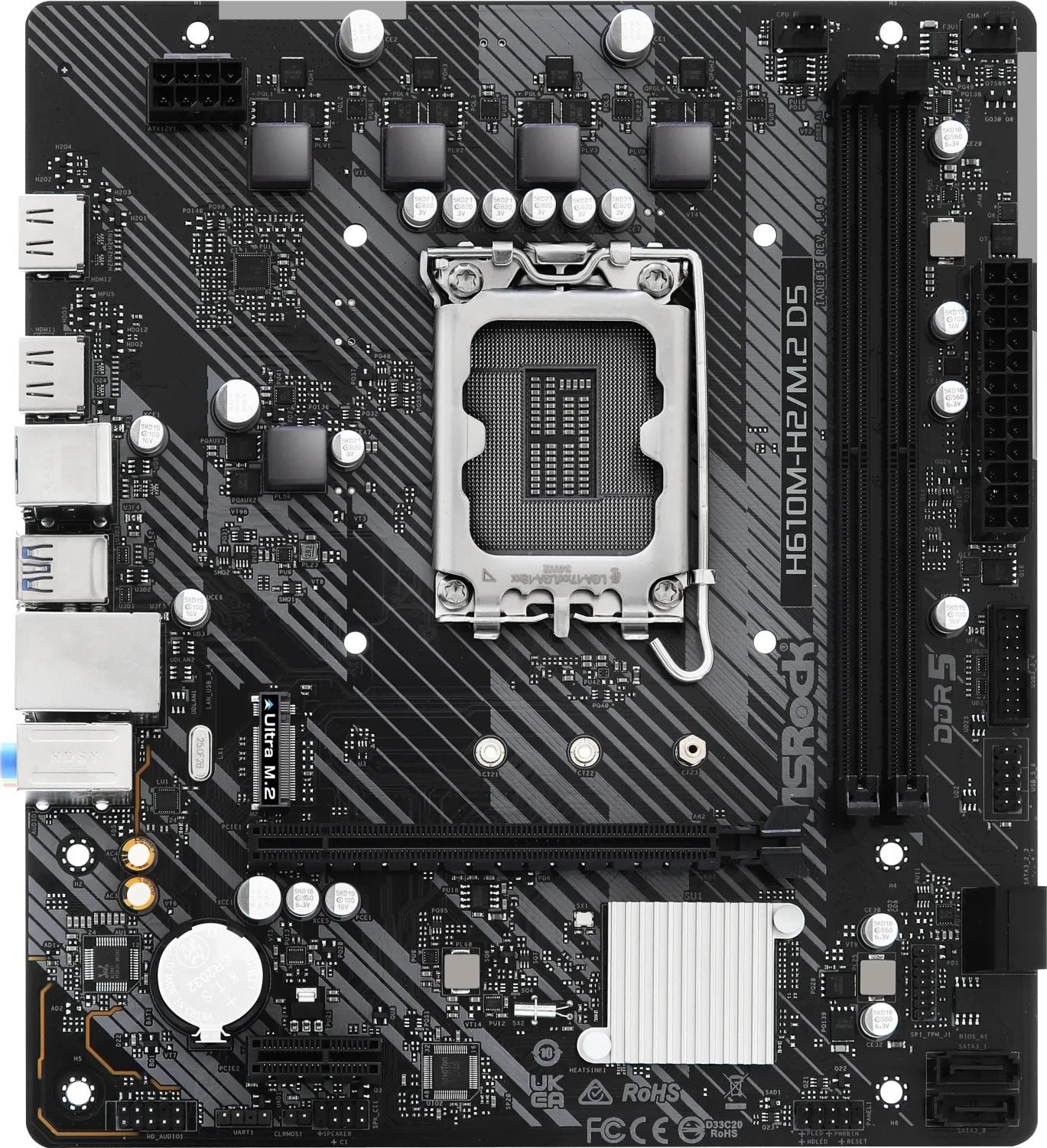 ASROCK H610M-H2/M.2 D5 Alaplap