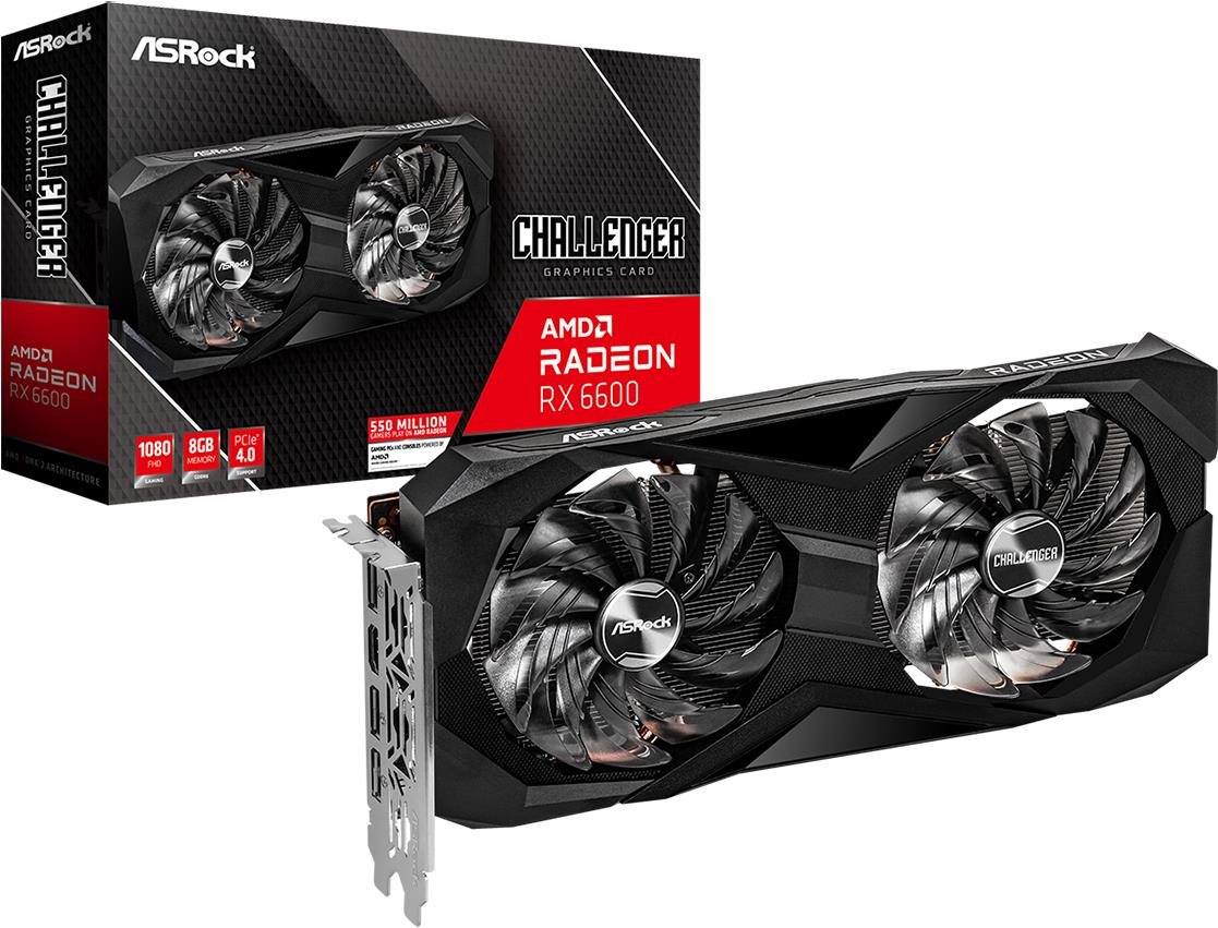 ASROCK Radeon RX 6600 Challenger D 8G Grafická karta