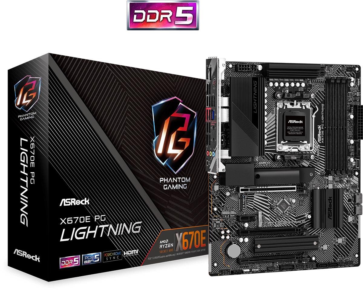 ASROCK X670E PG Lightning Motherboard