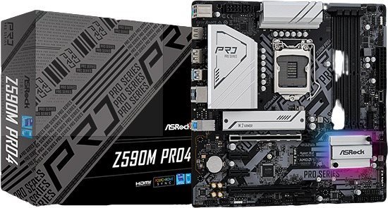 ASROCK Z590M PRO4 Motherboard