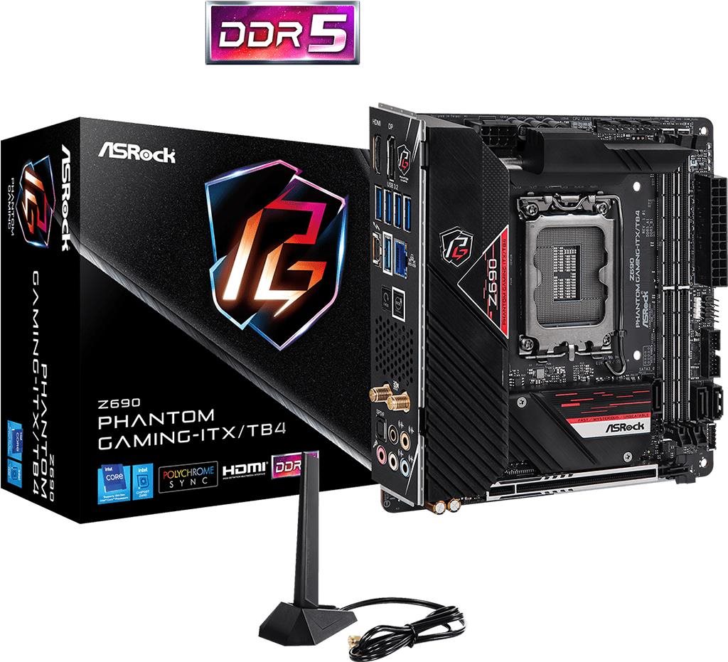 ASROCK Z690 Phantom Gaming-ITX / TB4 Základná doska