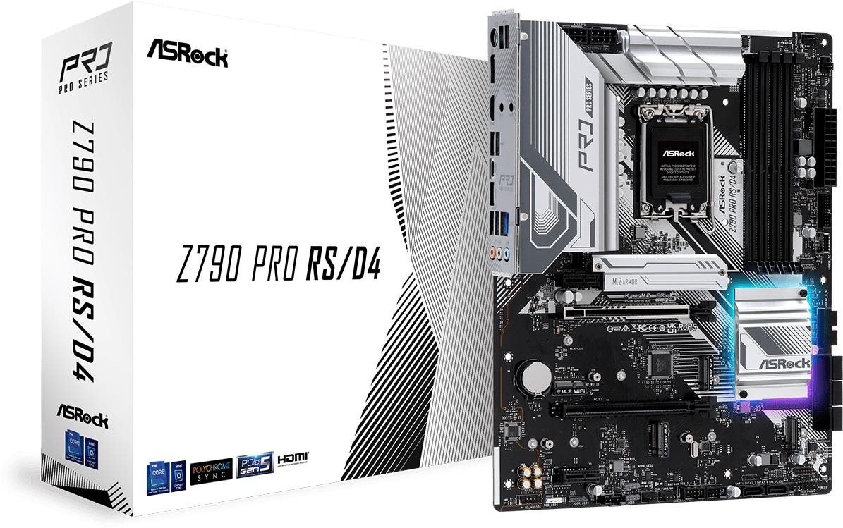 ASROCK Z790 Pro RS / D4 Alaplap