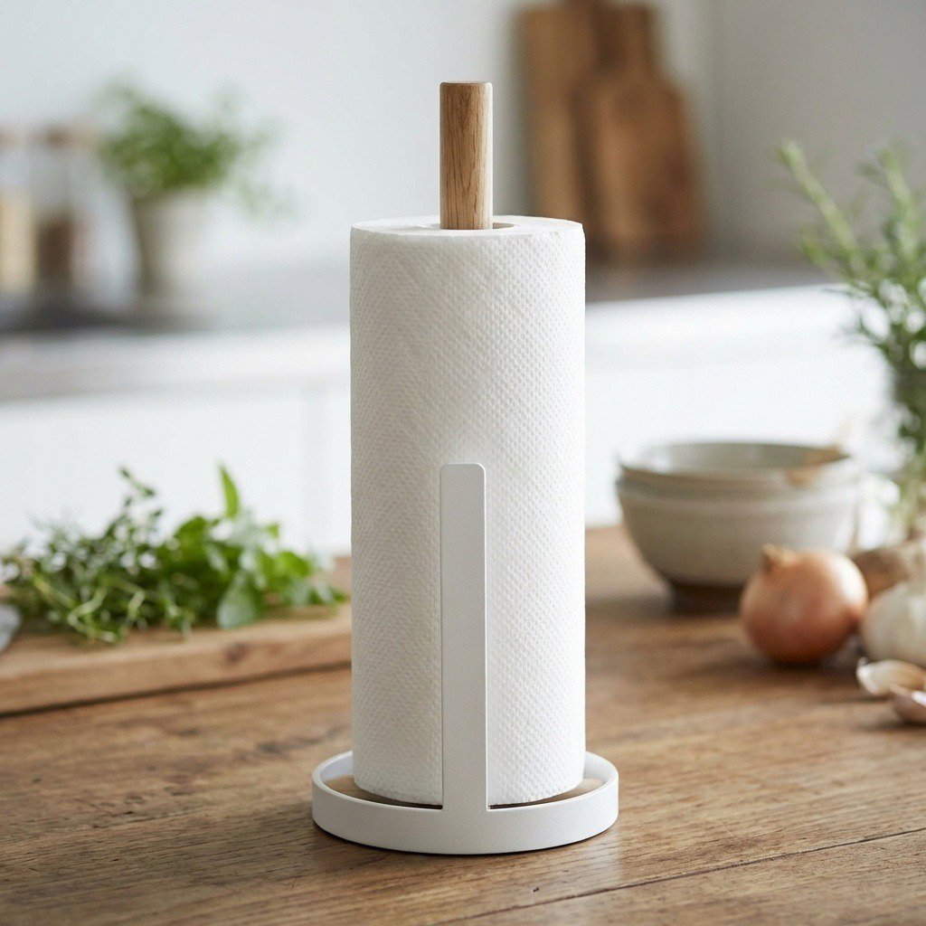 Yamazaki Stojan na papierové utierky Tosca 7819 biely Držiak na...
