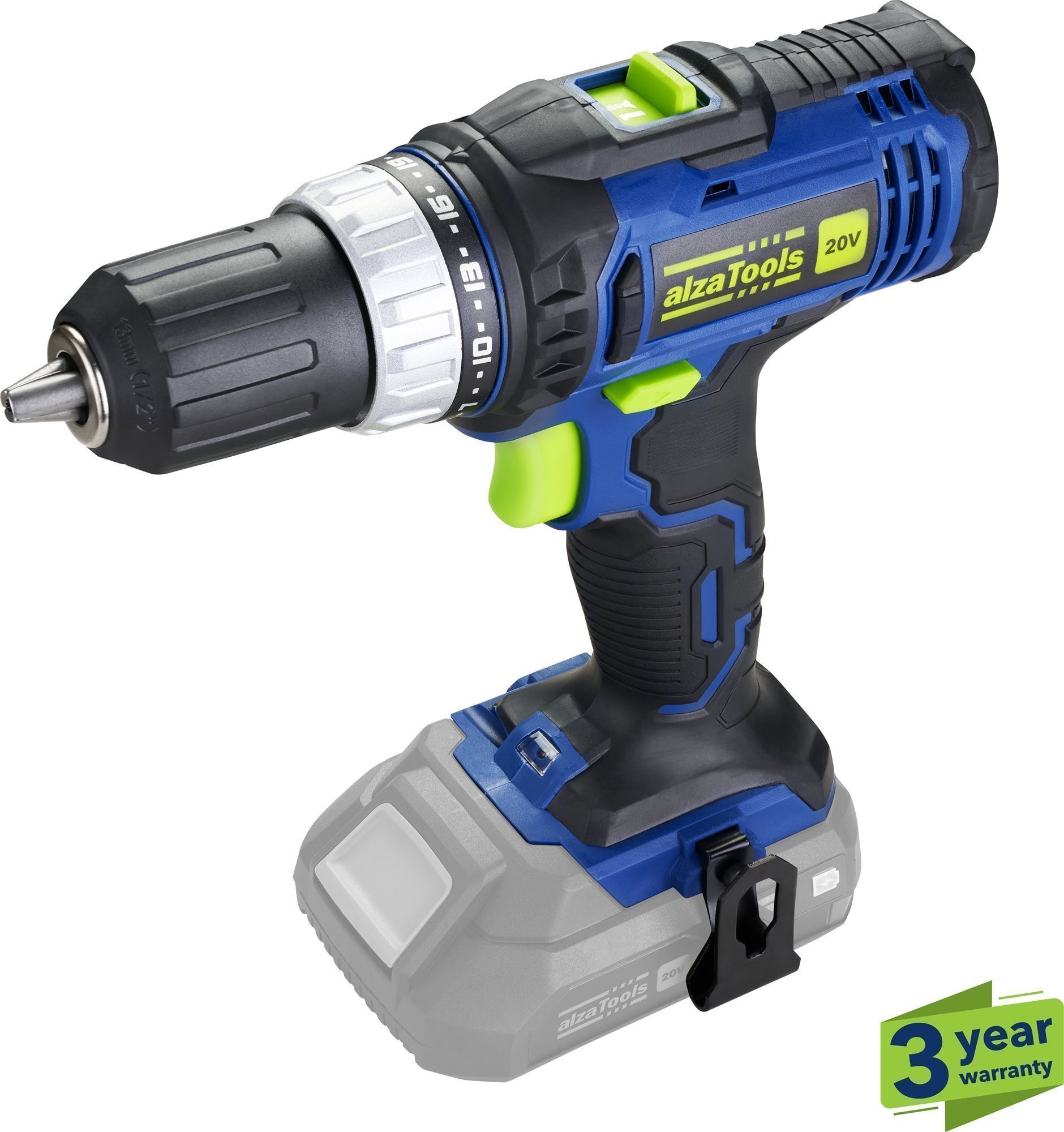 AlzaTools CD20V BatteryONE 20V Akkus fúró