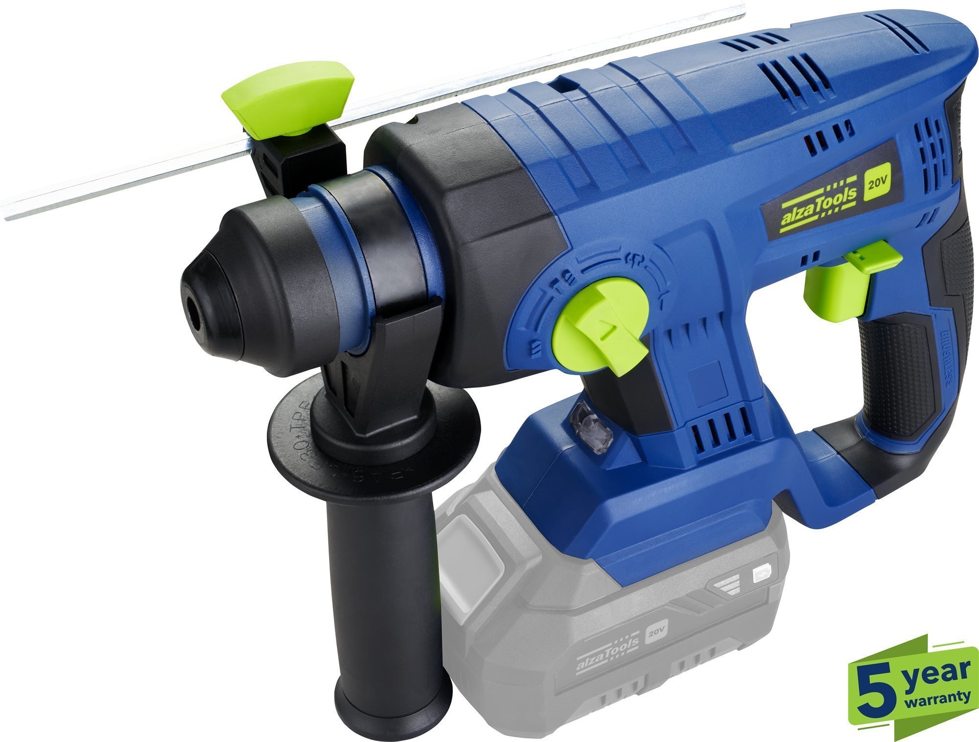 AlzaTools PRO CBRH20V Brushless BatteryONE 20V Fúrókalapács